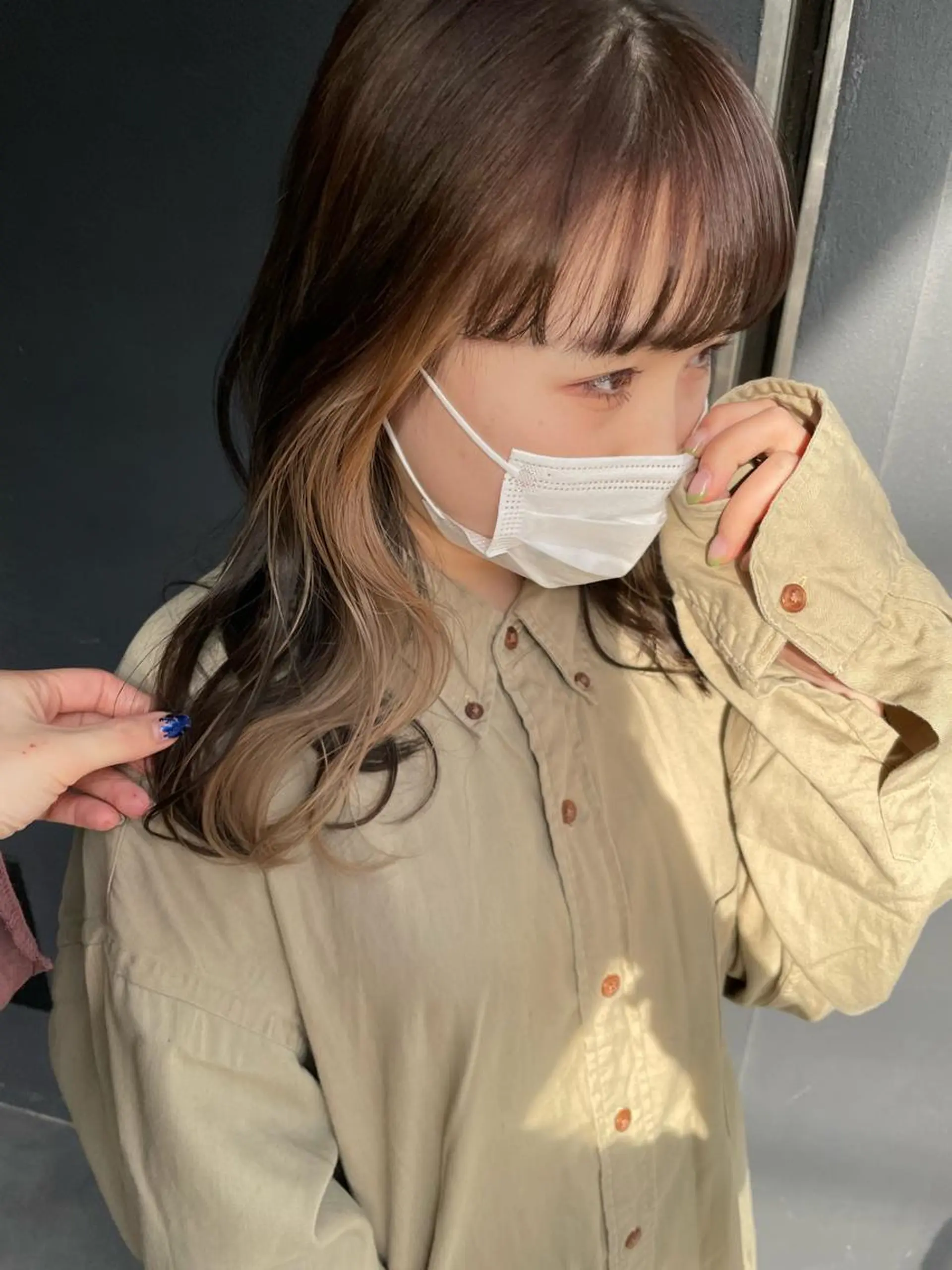 セミロング カラー ヘアカラー akane .のヘアスタイル