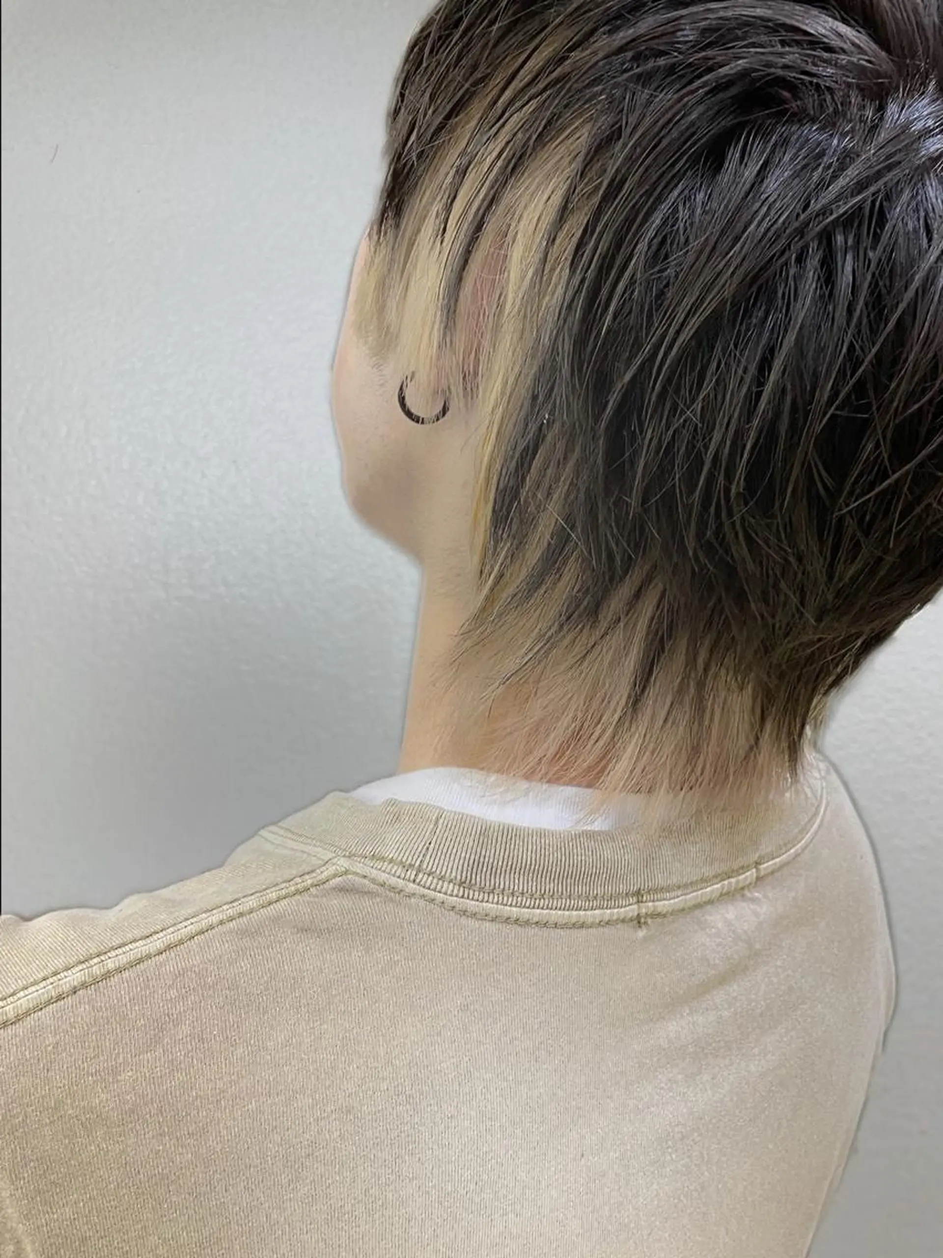 ショート カラー メンズ メンズウルフカット ウルフカット デザインカラー/ 推しの配色　肥後のヘアスタイル
