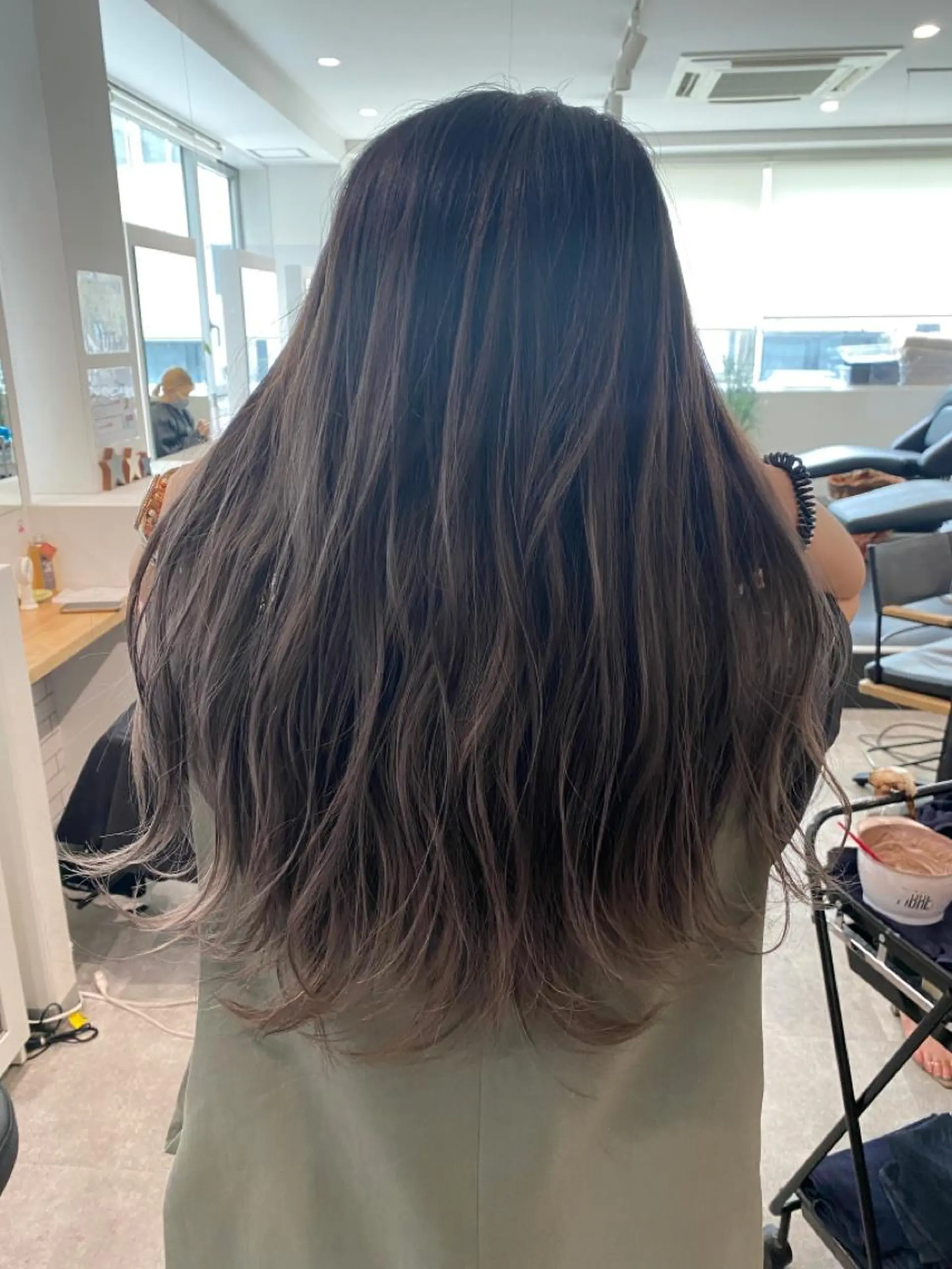 ミディアム カラー カット ヘアカラー JIL BLAN 京都のヘアスタイル