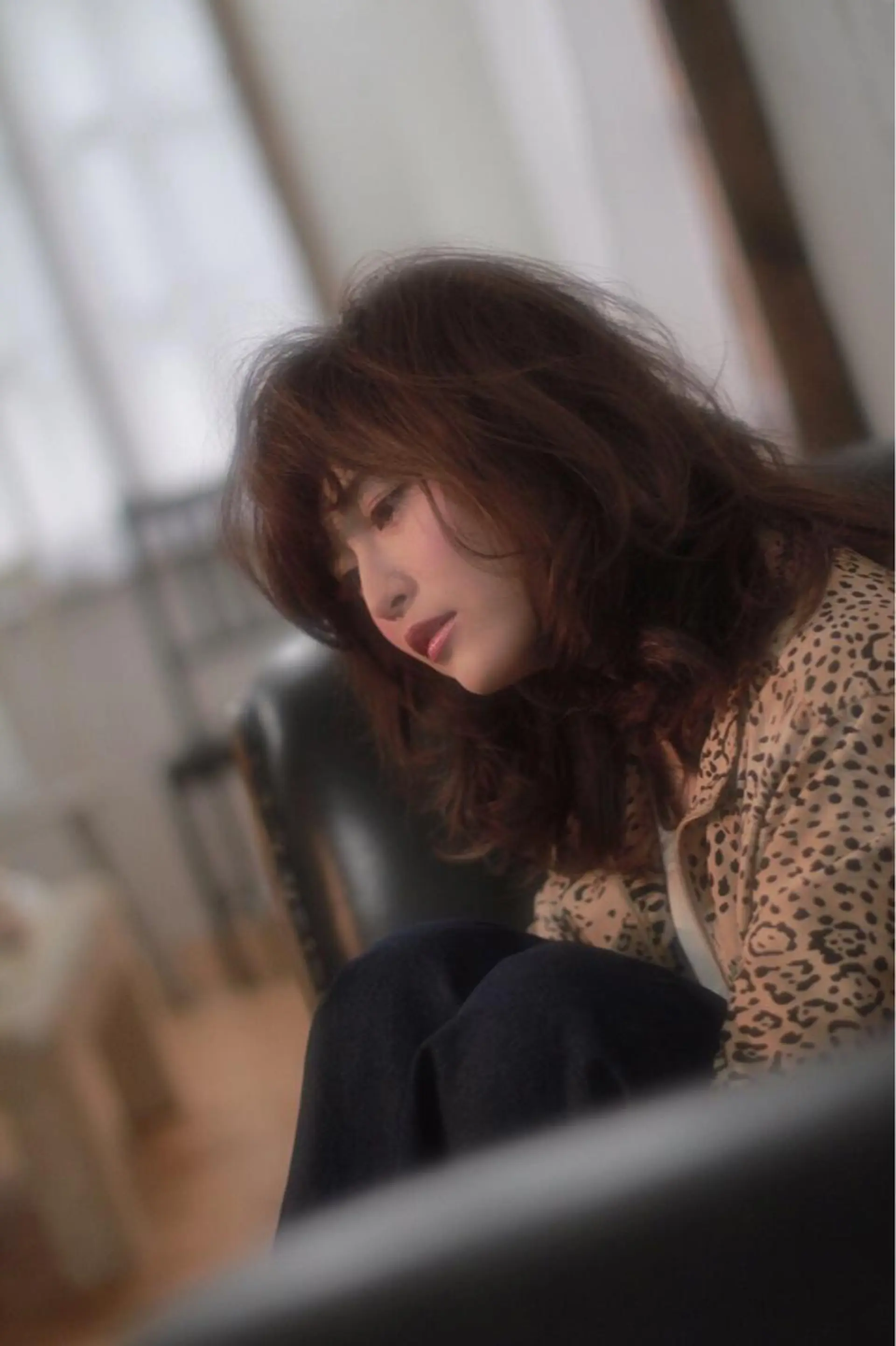 ミディアム カラー ヘアアレンジ 🫧美髪矯正/ 髪質改善/藤平健太のヘアスタイル