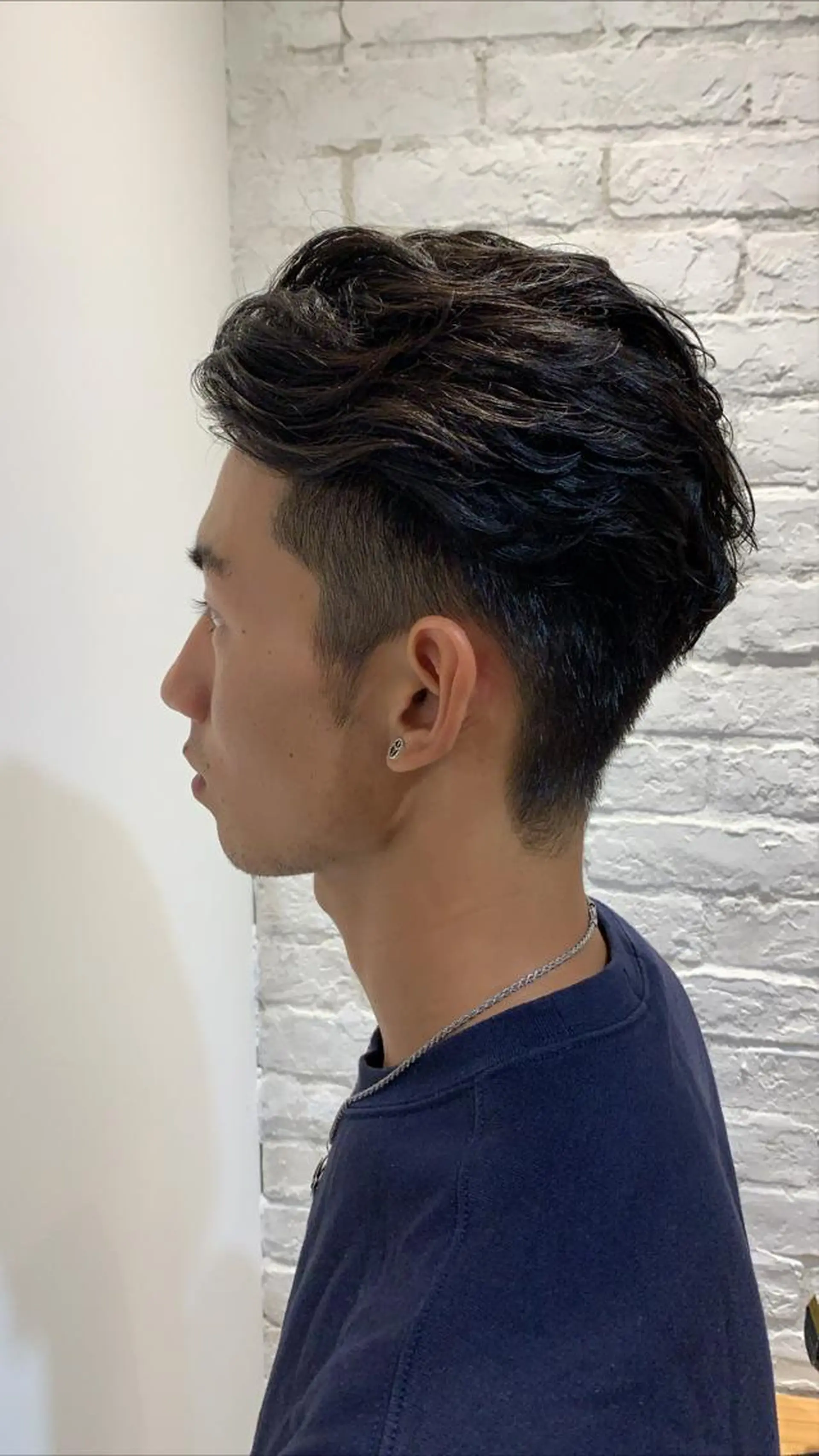 ショート パーマ メンズ メンズパーマ レイヤー/メンズ /髪質改善 廣島公平のヘアスタイル