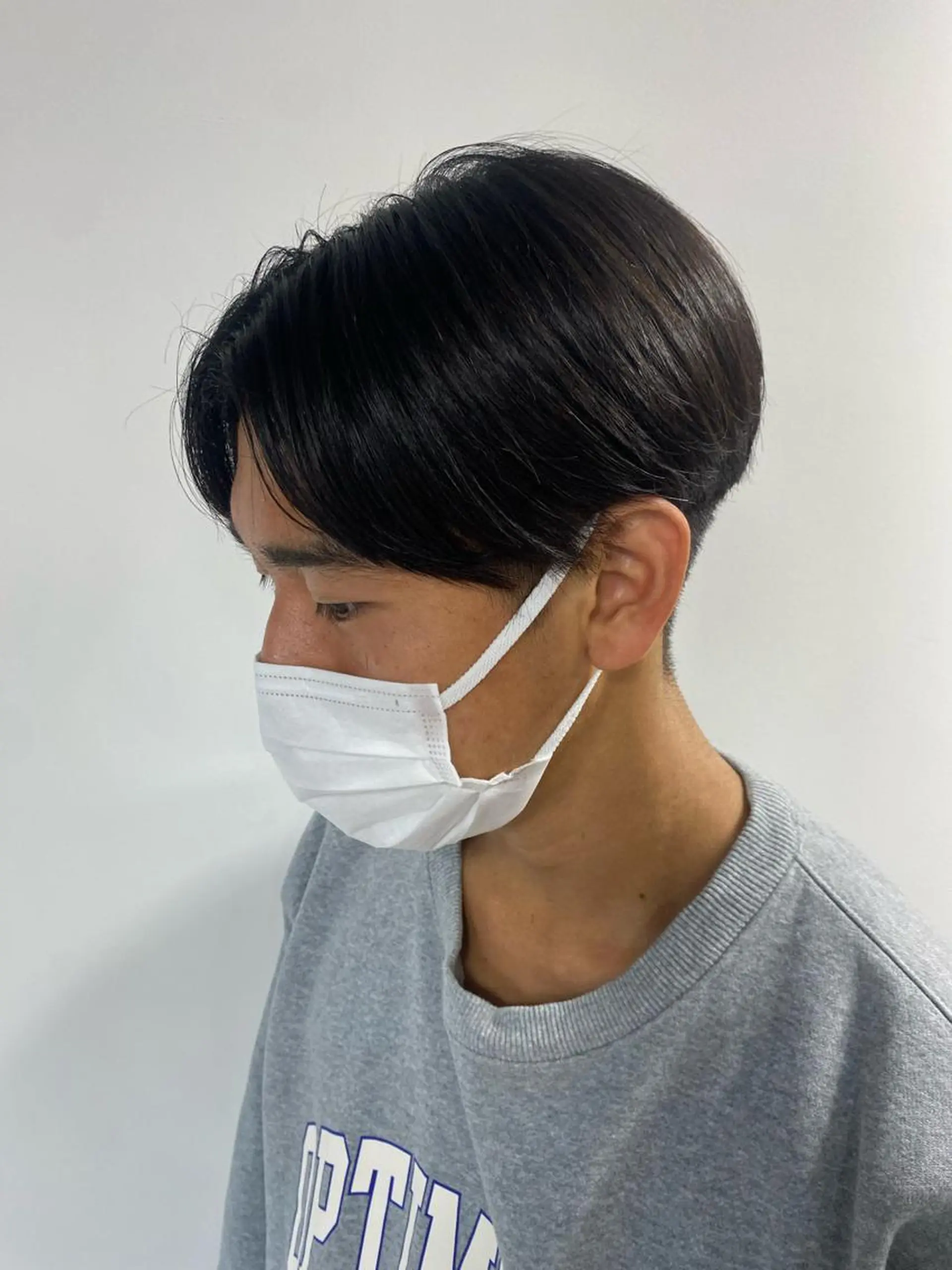 メンズ センターパート カルマパーマ メンズ韓国風 マッシュ メンズパーマ 波巻きスパイラル/ メンズパーマ/ゆうひのヘアスタイル