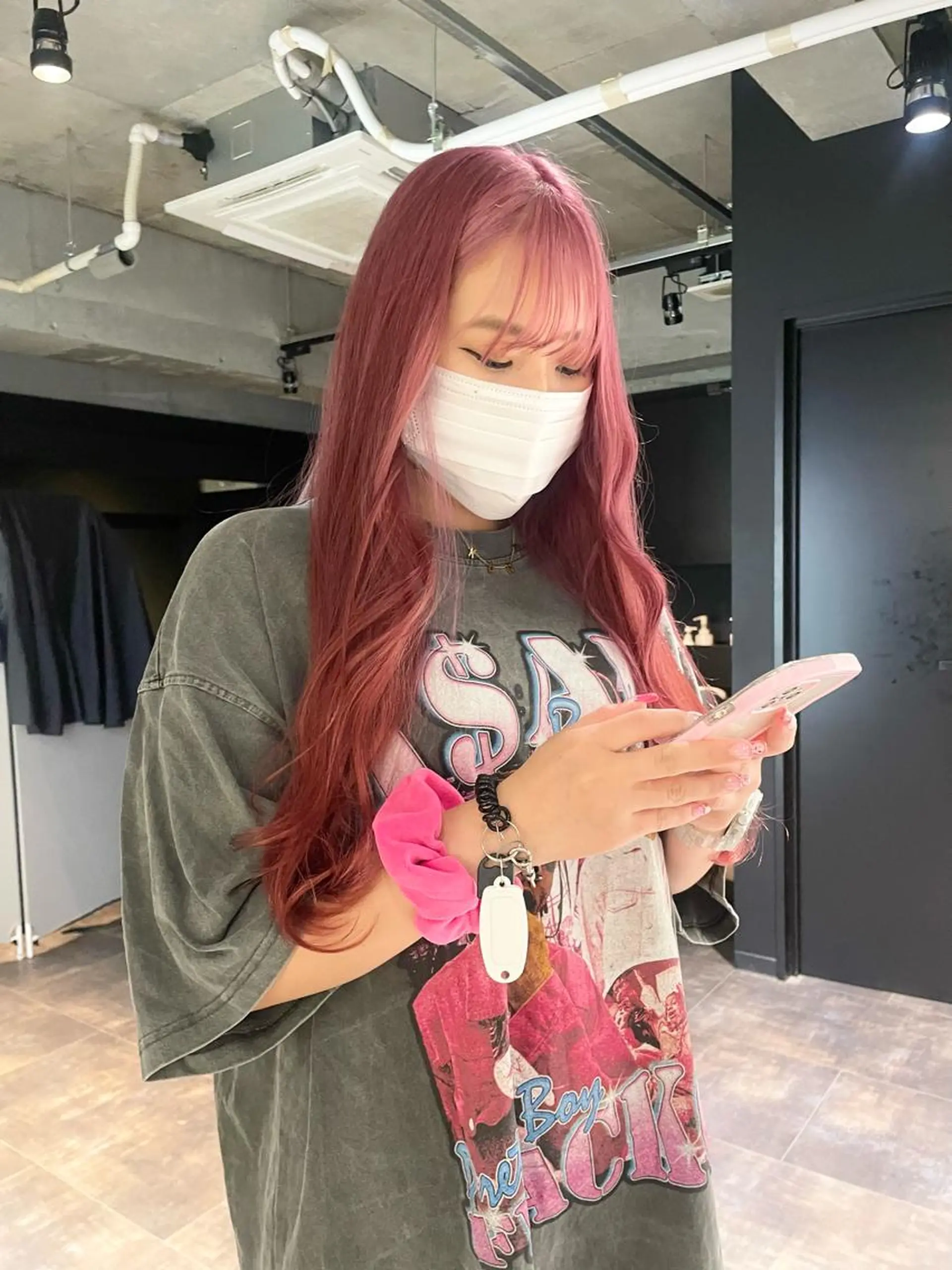 ロング カラー ハイトーンカラー ロング 心斎橋/ブリーチ minamiのヘアスタイル