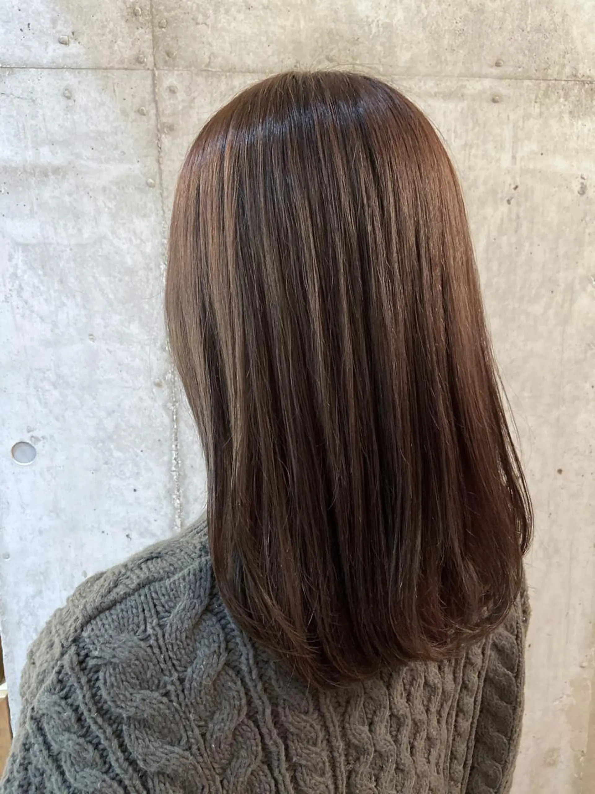 ミディアム カラー ヘアアレンジ ❤️カラー得意 🧡松浦睦樹❤️のヘアスタイル