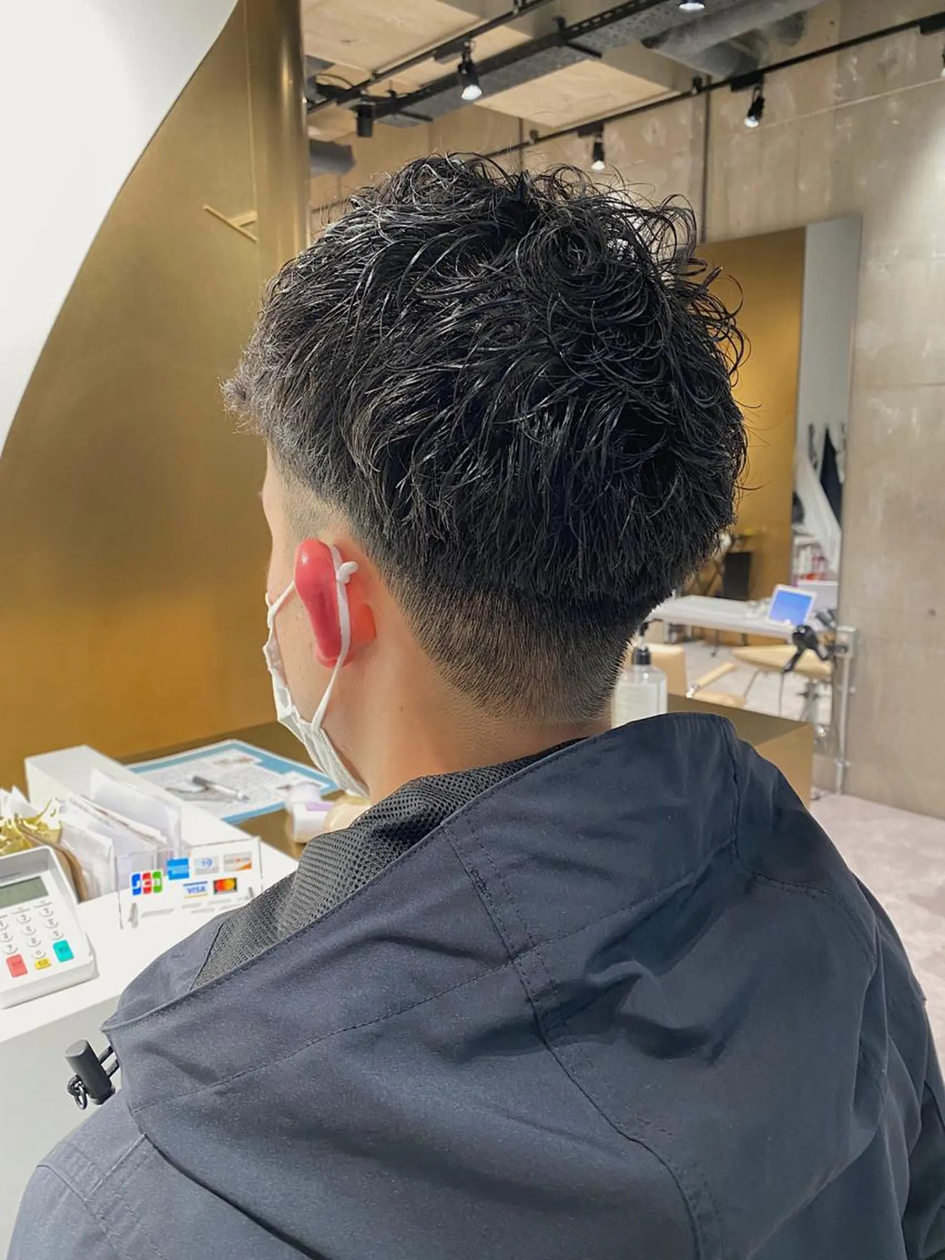 メンズ メンズパーマ カット パーマ すぎもと さき⚡️ 朝ラク･*パーマのヘアスタイル