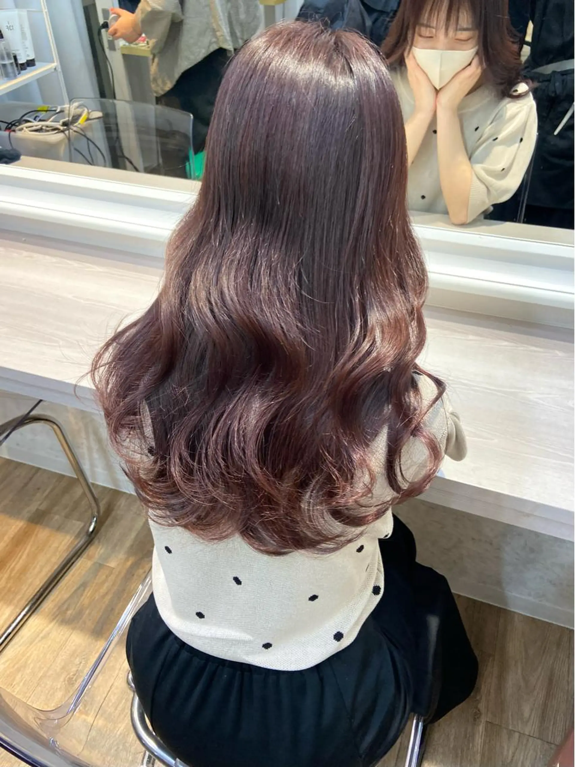 ロング カラー ベージュカラー ブリーチ ケアブリーチ 透明感カラー ダブルカラー mai 🥀 パーマモデル募集🌀のヘアスタイル