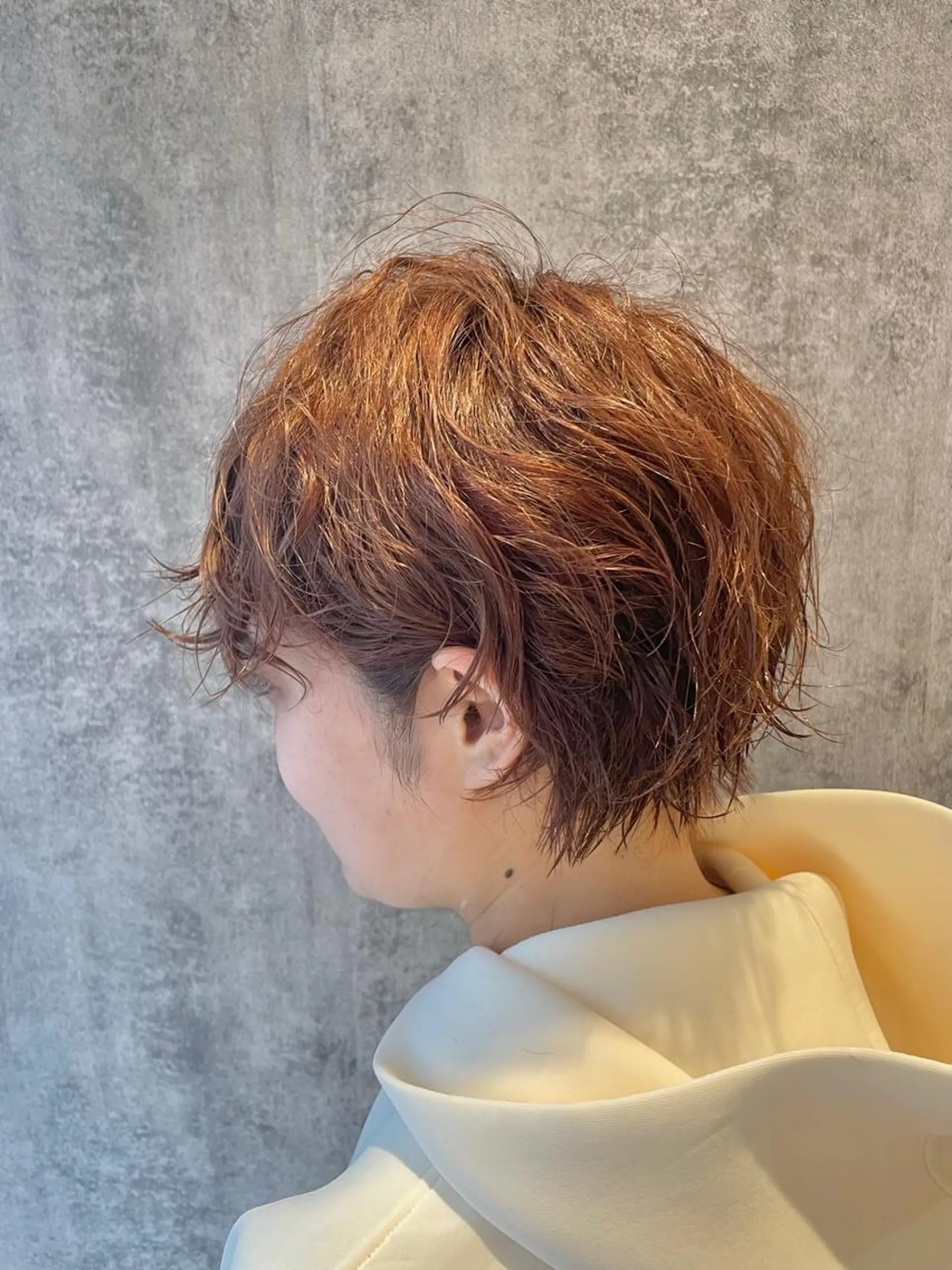 ショート カラー パーマ Ma hoのヘアスタイル