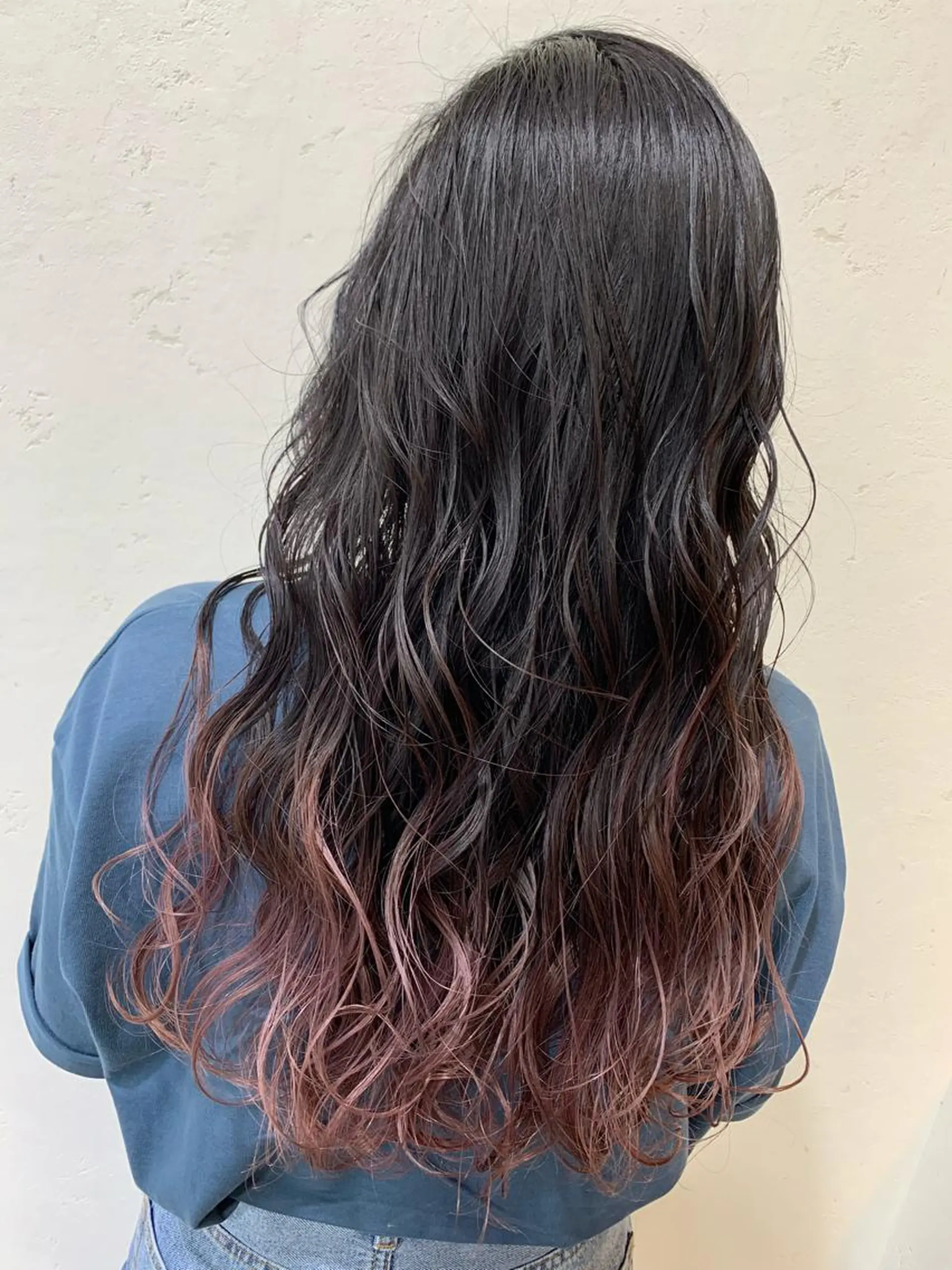 ロング カラー ヘアカラー トリートメント 天野 開のヘアスタイル