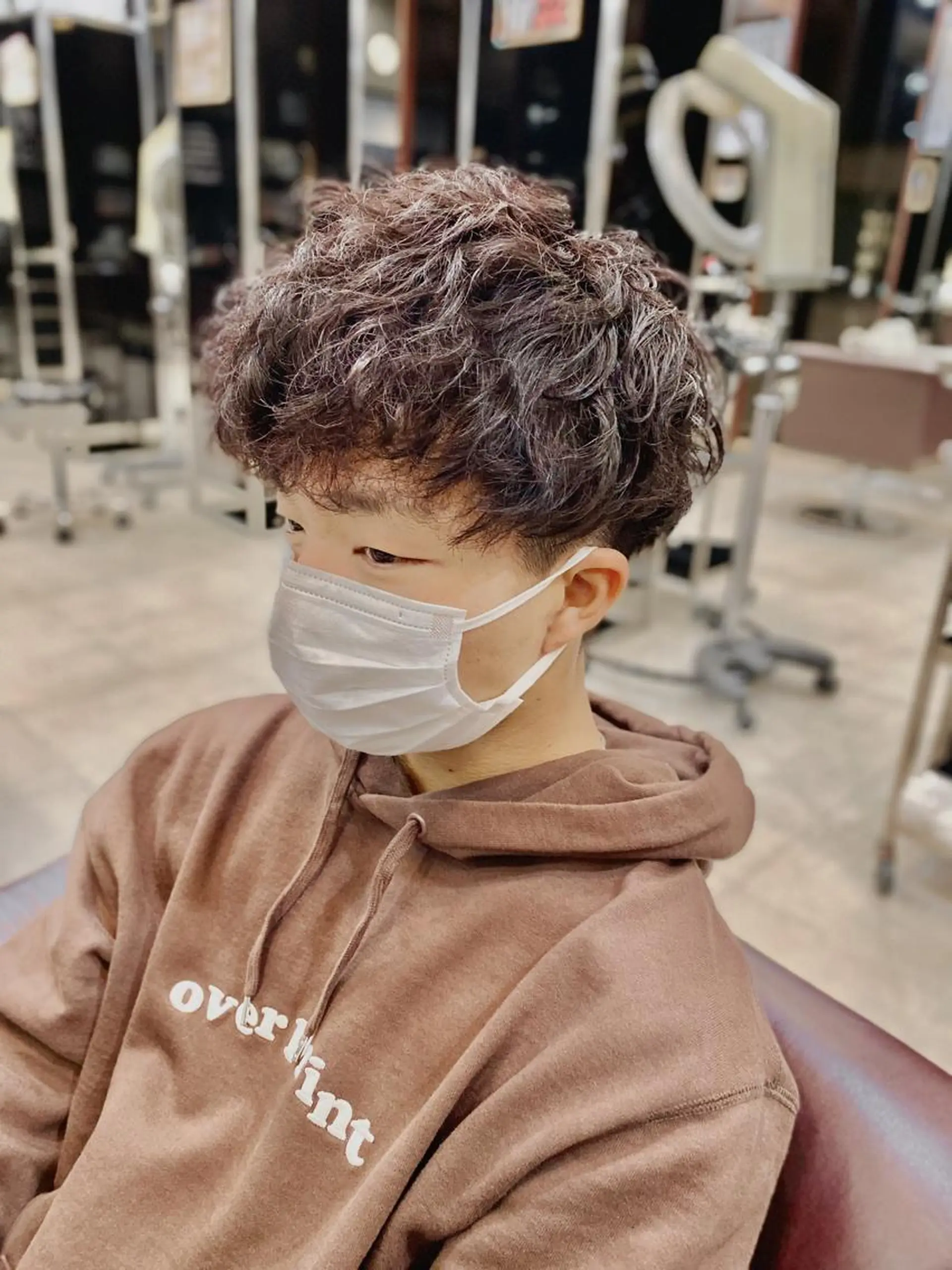 ショート パーマ ヘアアレンジ メンズ 坂尻 嘉珠也のヘアスタイル