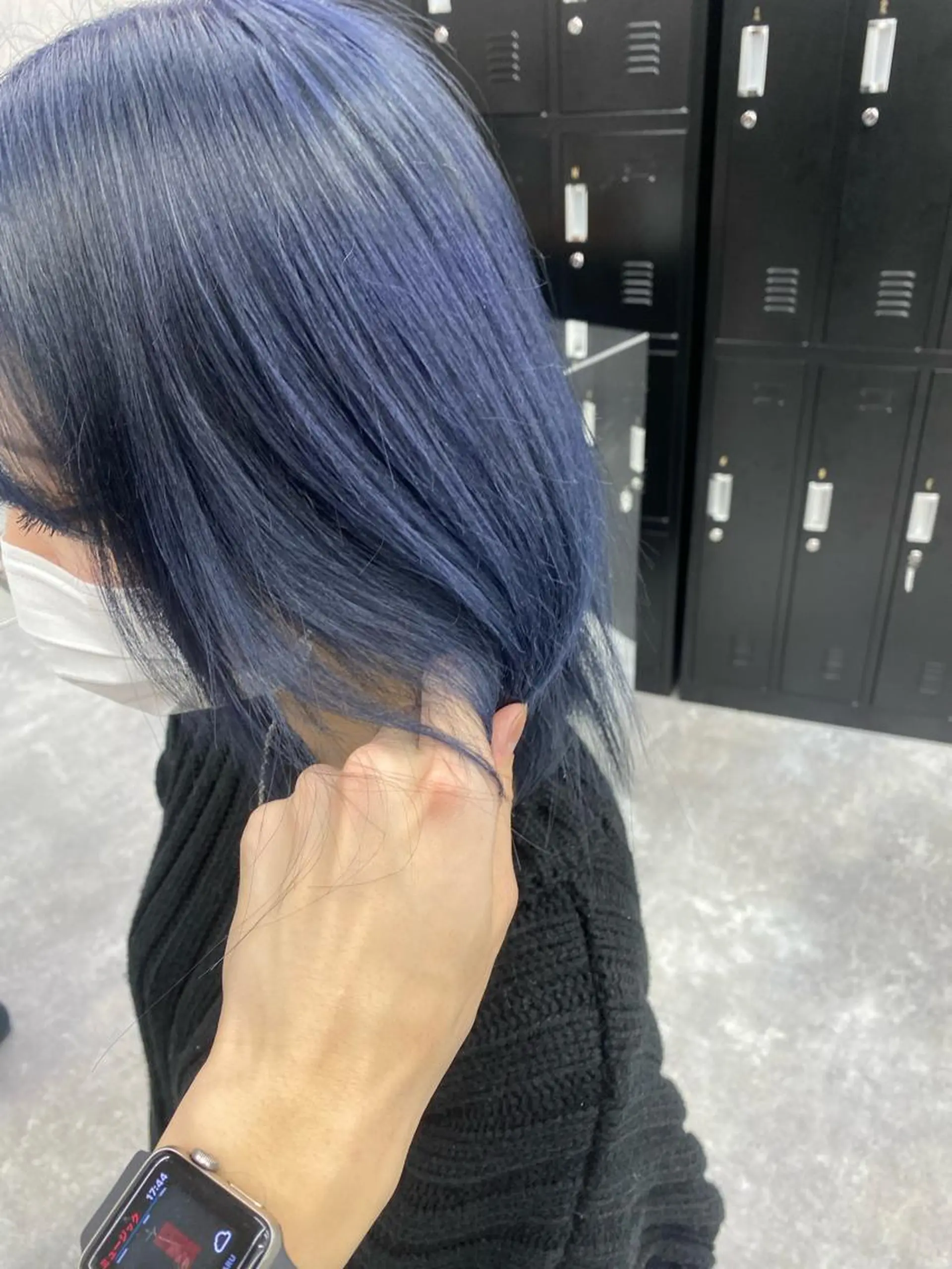 ミディアム カラー ヘアアレンジ キッズ ショートボブ ミディアムパーマ バレイヤージュ ブリーチ ケアブリーチ 🌈難波🌈ベージュ カラー【ヒロム】のヘアスタイル