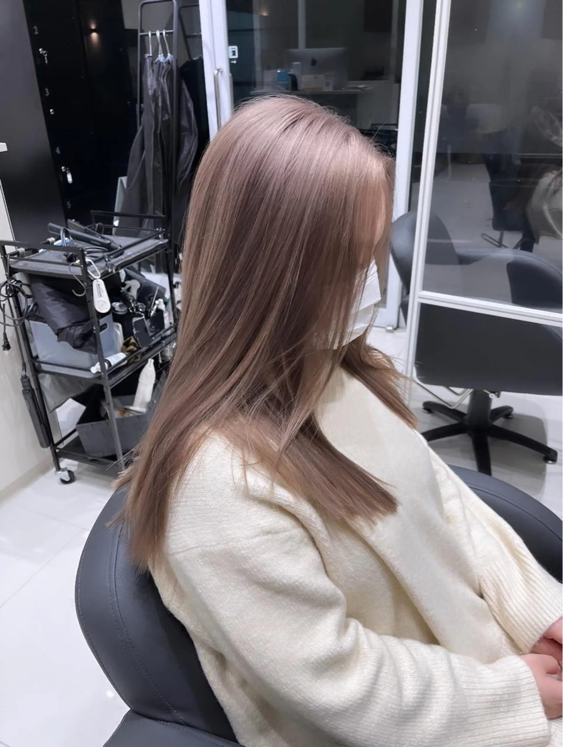 ロング カラー t.a.g所属・おしゃかわ韓国ヘア× ハイトーンRyukiのヘアスタイル
