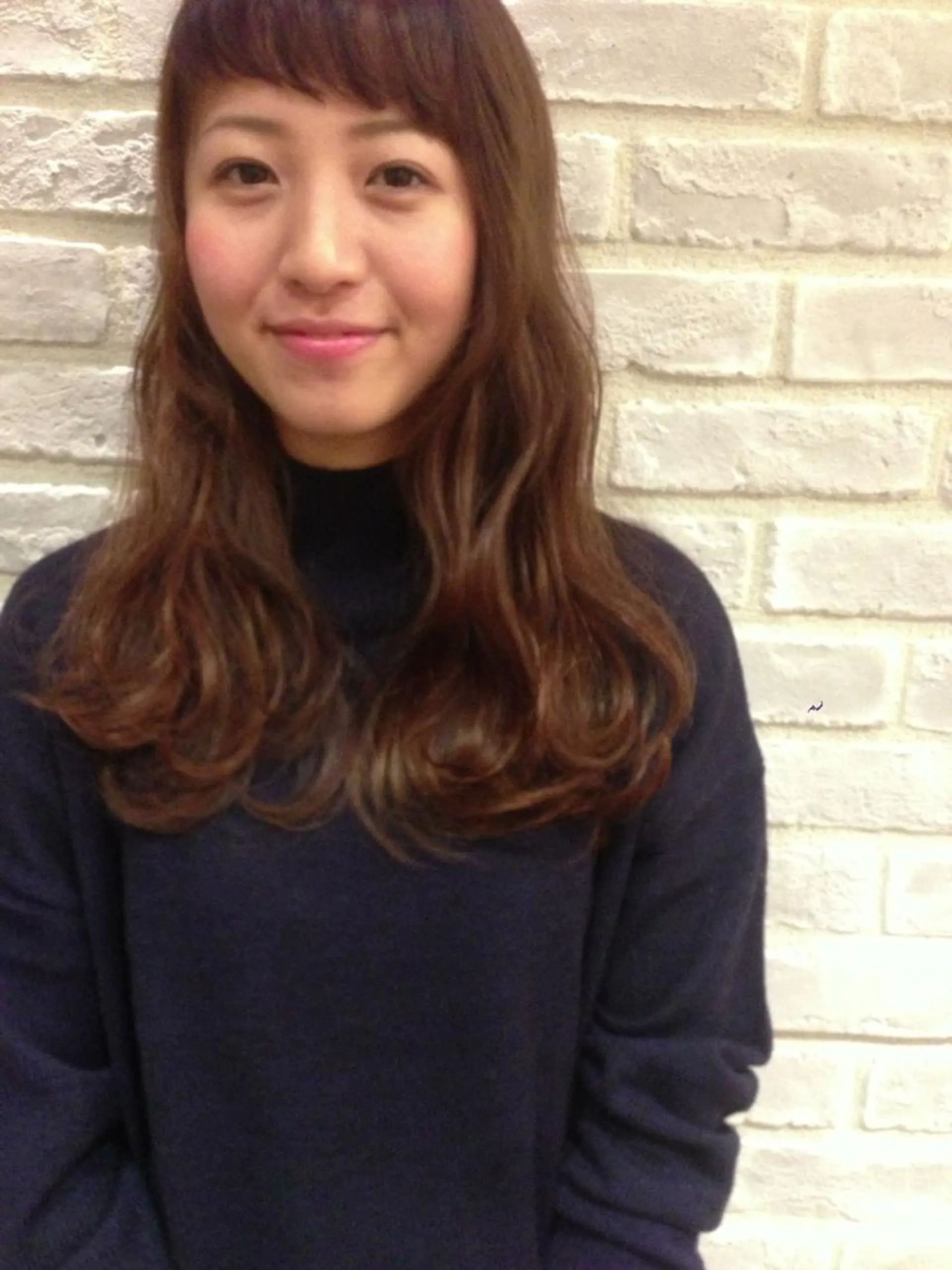 セミロング ロング カラー パーマ la fith所属・rico_by ヘアとアイブロウのヘアスタイル