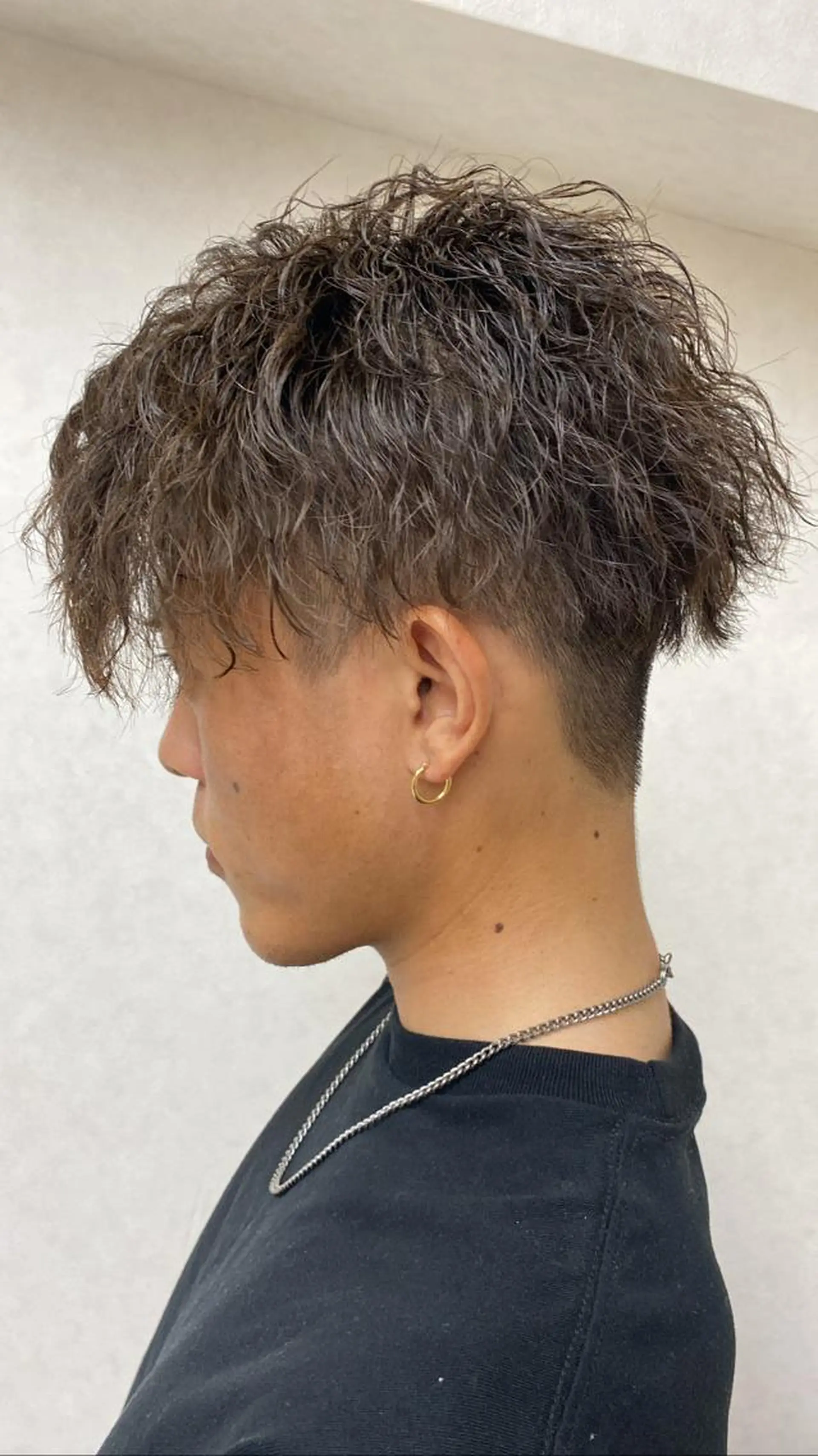ショート パーマ メンズ ヘアカラー Eir-LUXE-所属・Eir-LUXE- 代表　鈴木翔平のヘアスタイル