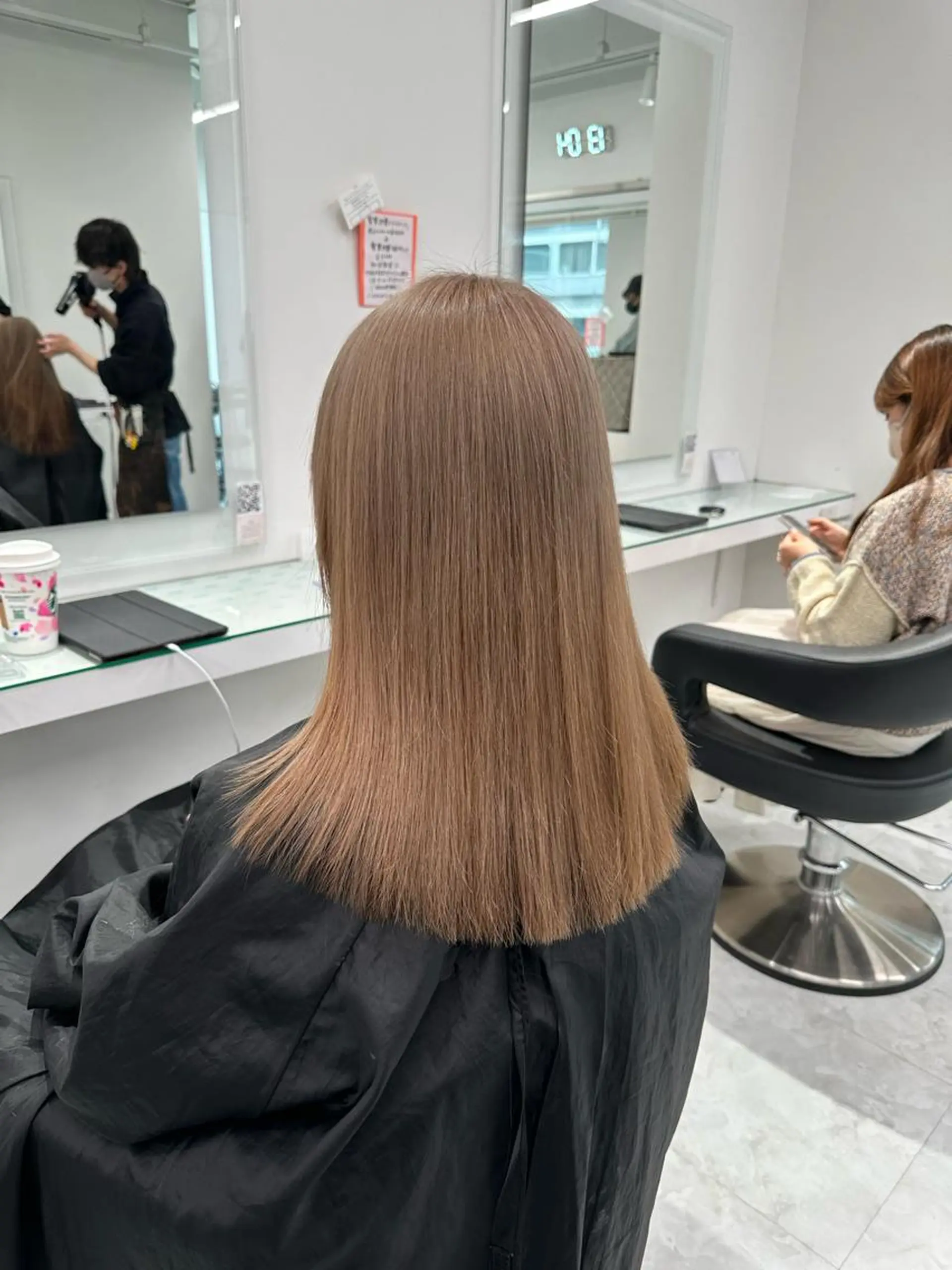 カラー マンツーマン/原宿/ 透明感カラー⭐️のヘアスタイル