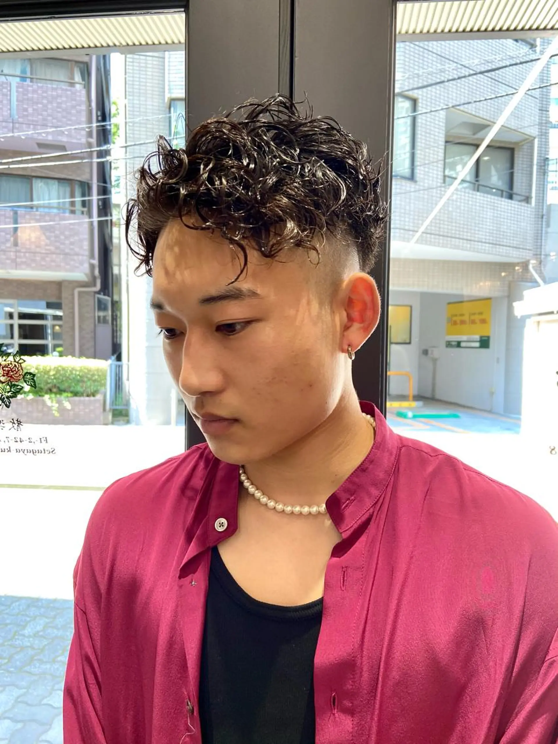 ショート パーマ メンズ カット パーマ FM【エフエム】HAVANA所属・💈圧倒的メンズ特化 明大前美容師💈のヘアスタイル
