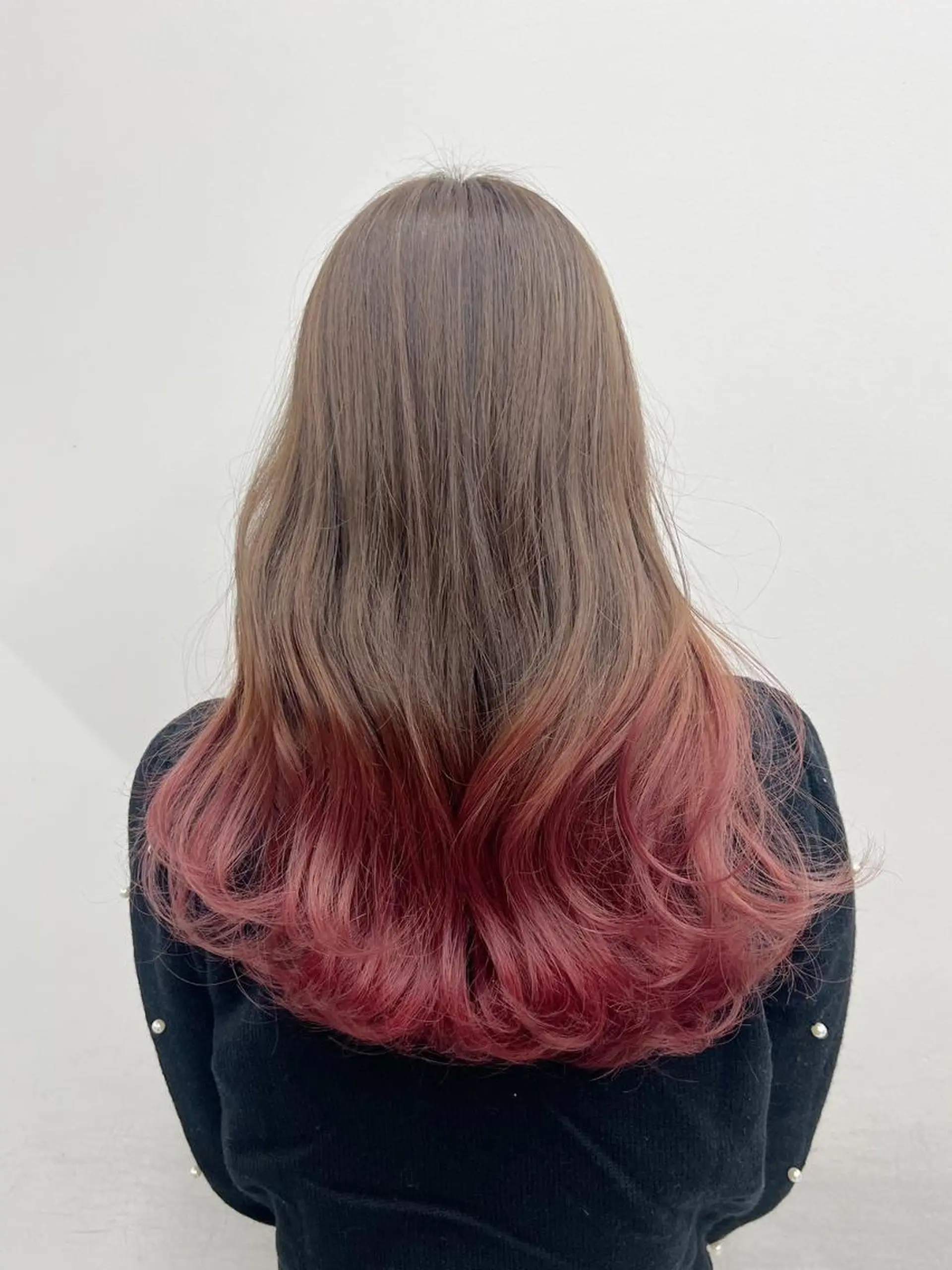 ロング カラー アディクシーカラー アッシュ ブルーカラー ダークアッシュ グレージュ 【公式】amble luxe池袋東口💛のヘアスタイル