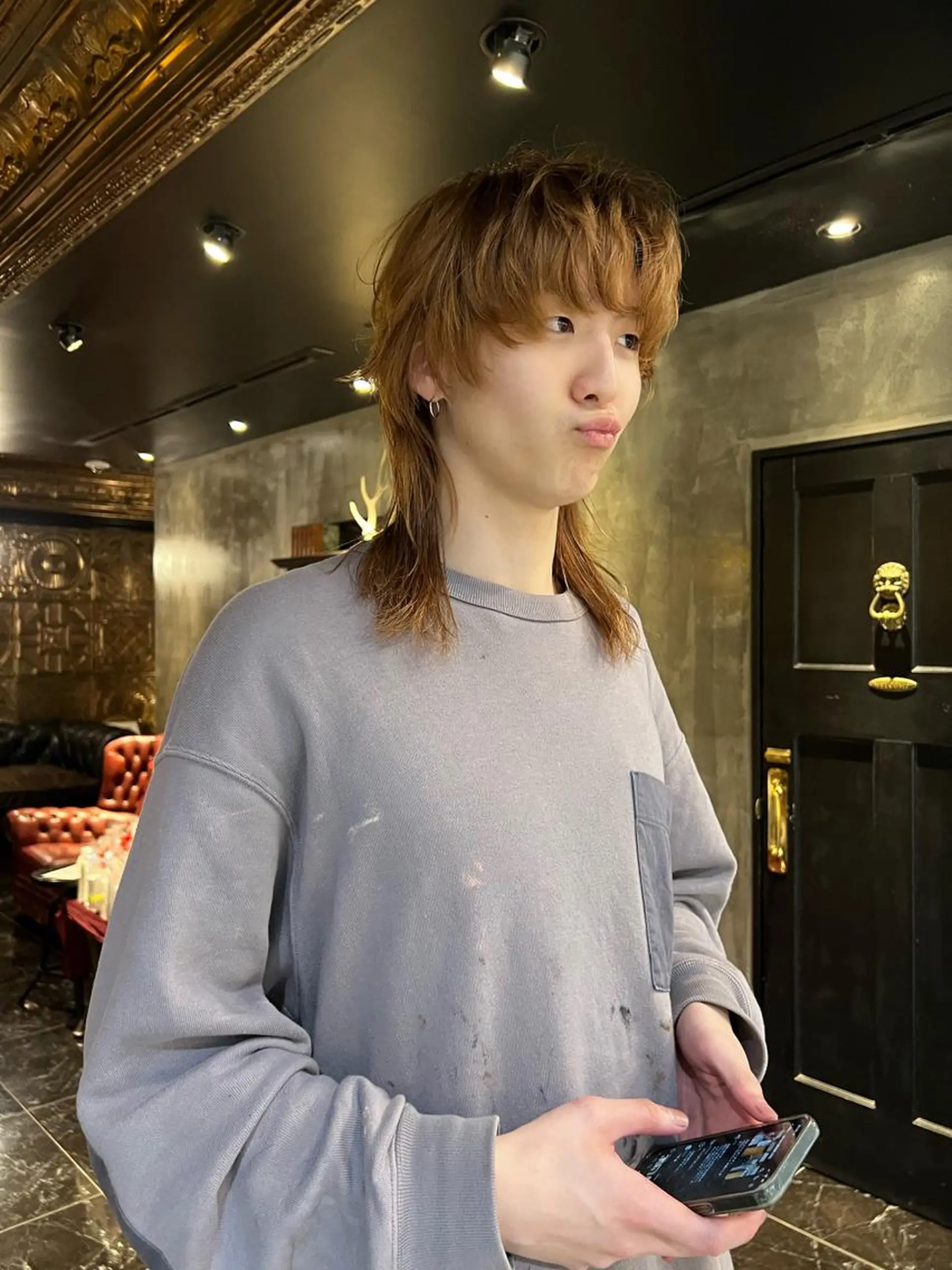 ロング メンズ カット haco＋所属・圧倒的デザイン力 店長🎨RENAのヘアスタイル