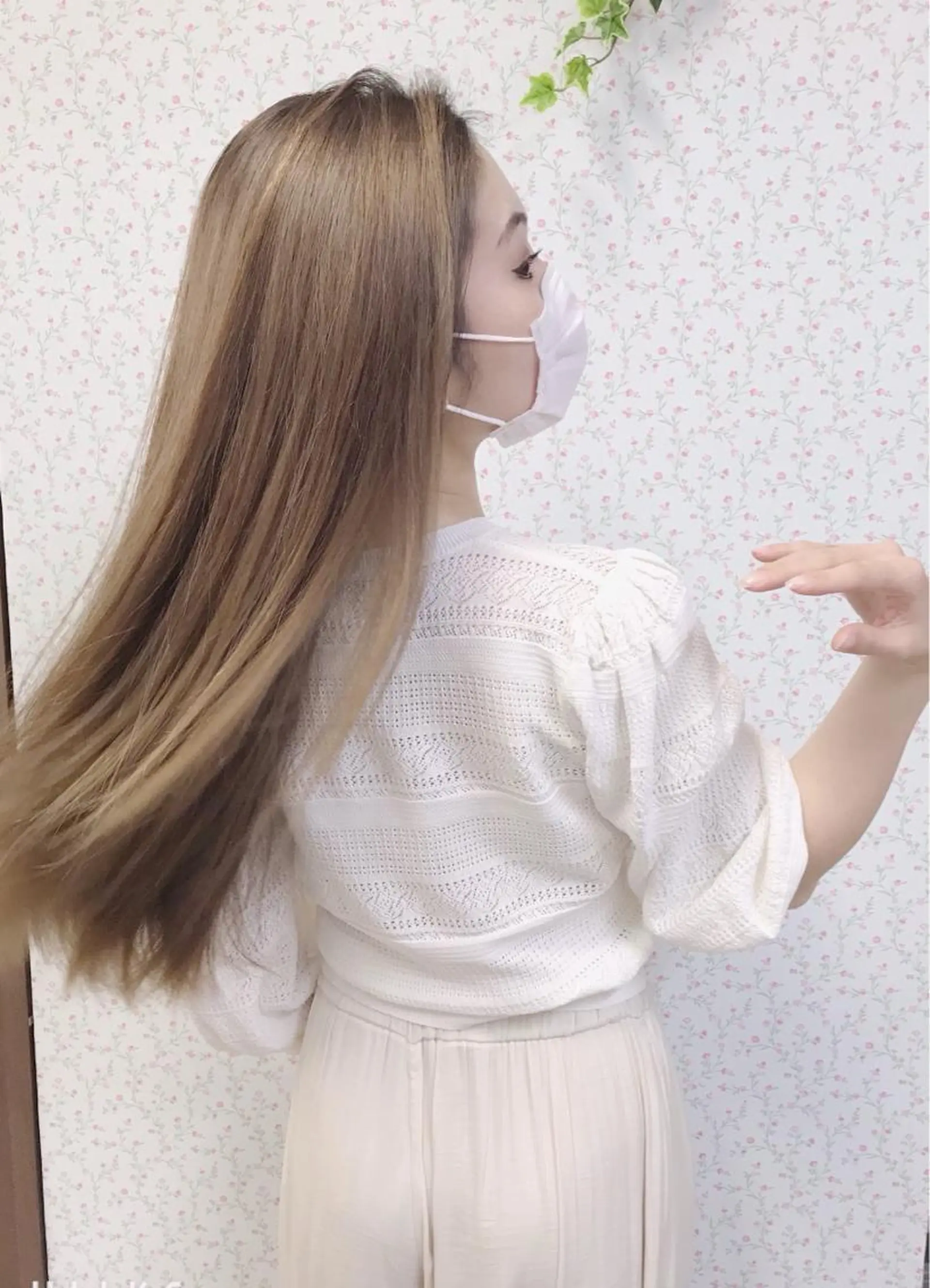 ロング カラー ベージュカラー ブリーチ ケアブリーチ ていねい技術No.1 🌈諏訪 健太のヘアスタイル