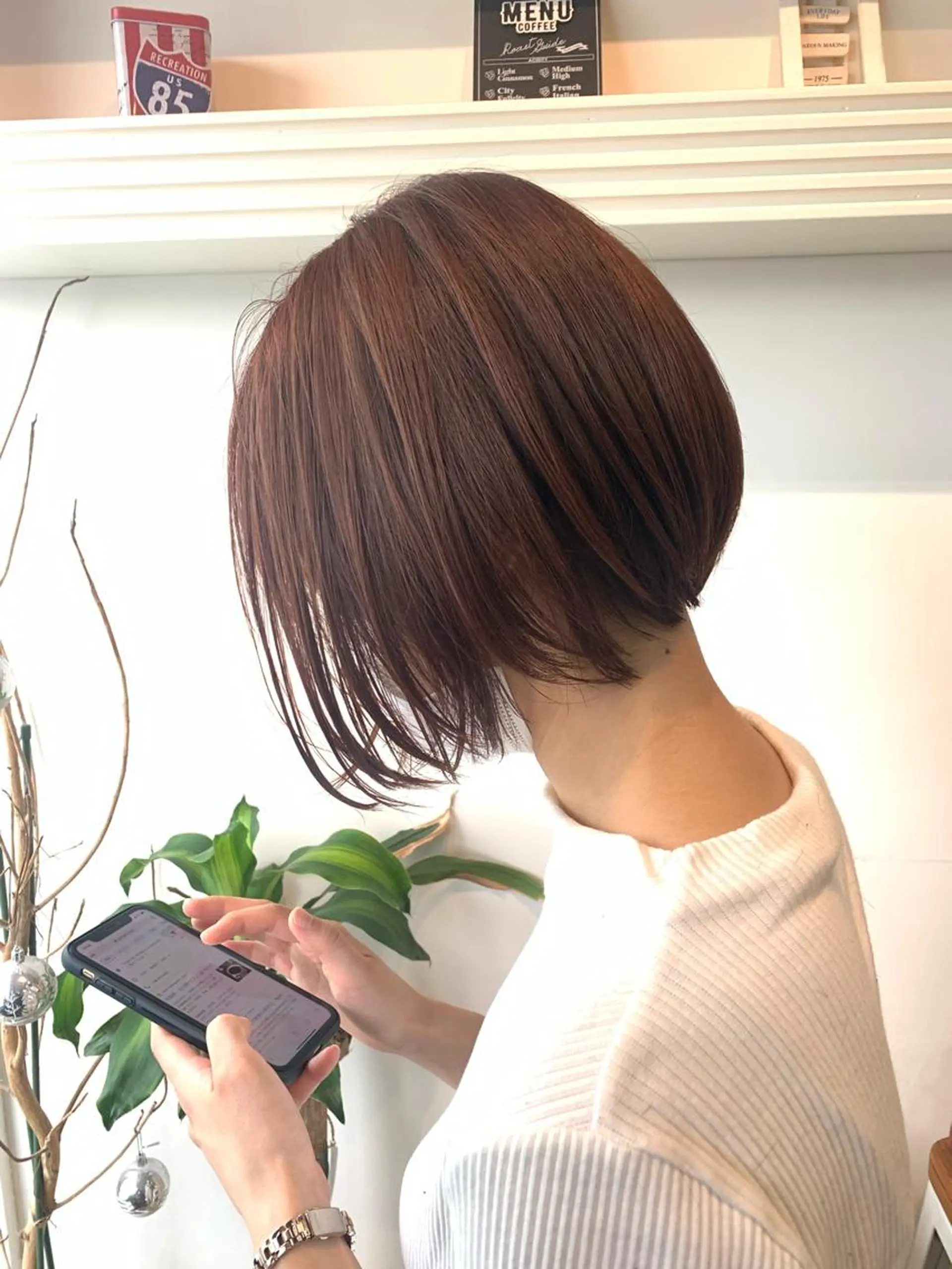 ショート 丸みショート ショートヘア カット ヘアカラー トリートメント ヘッドスパ ヘアセット 山口 竣也のヘアスタイル
