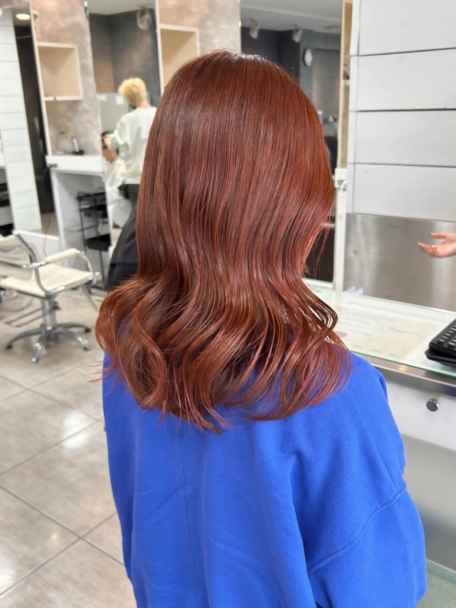 ミディアム カット ヘアカラー トリートメント 🫧艶髪カラー🫧 森本くるみのヘアスタイル