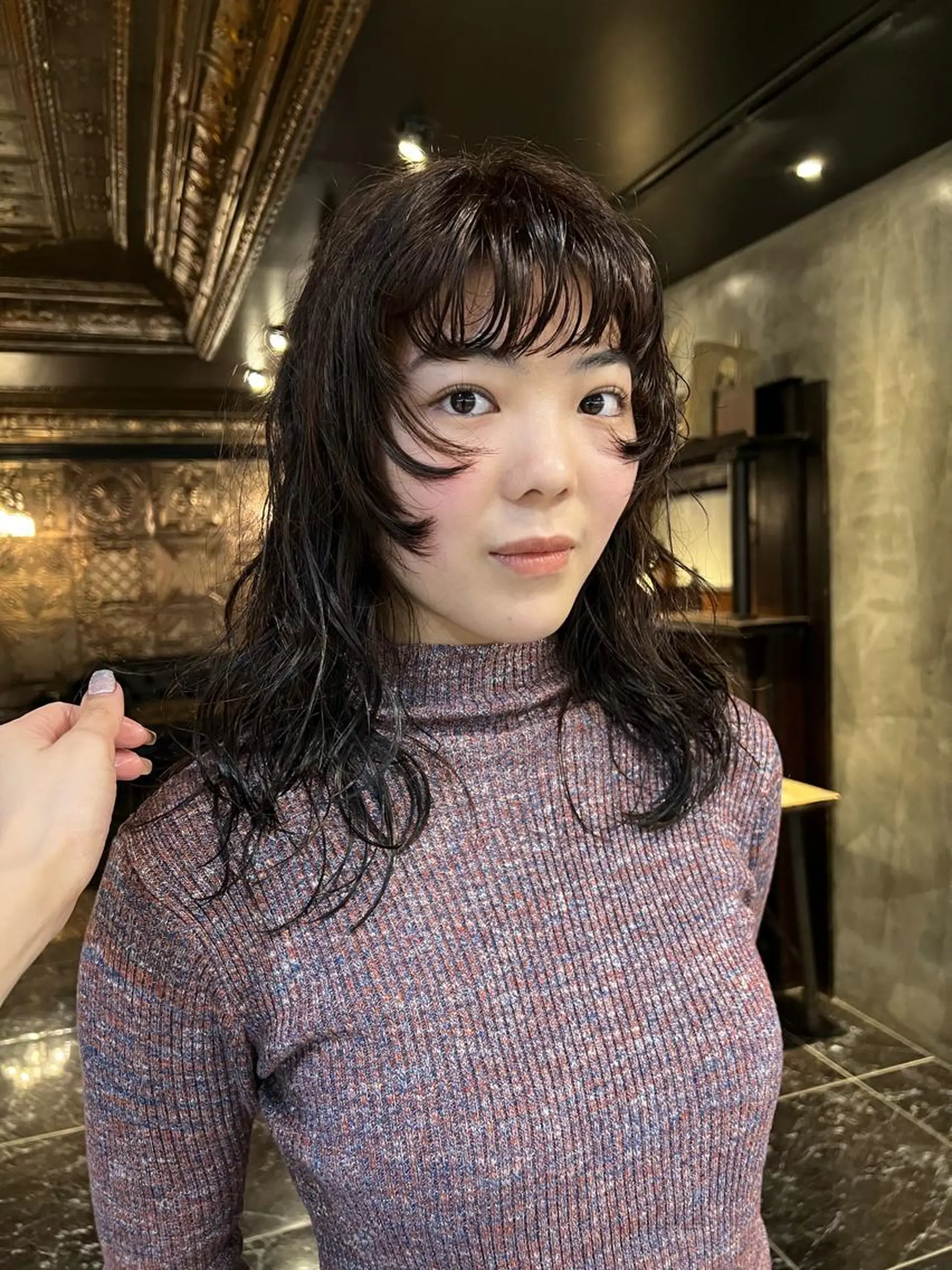 ロング カラー パーマ カット ヘアカラー パーマ haco＋所属・圧倒的デザイン力 店長🎨RENAのヘアスタイル