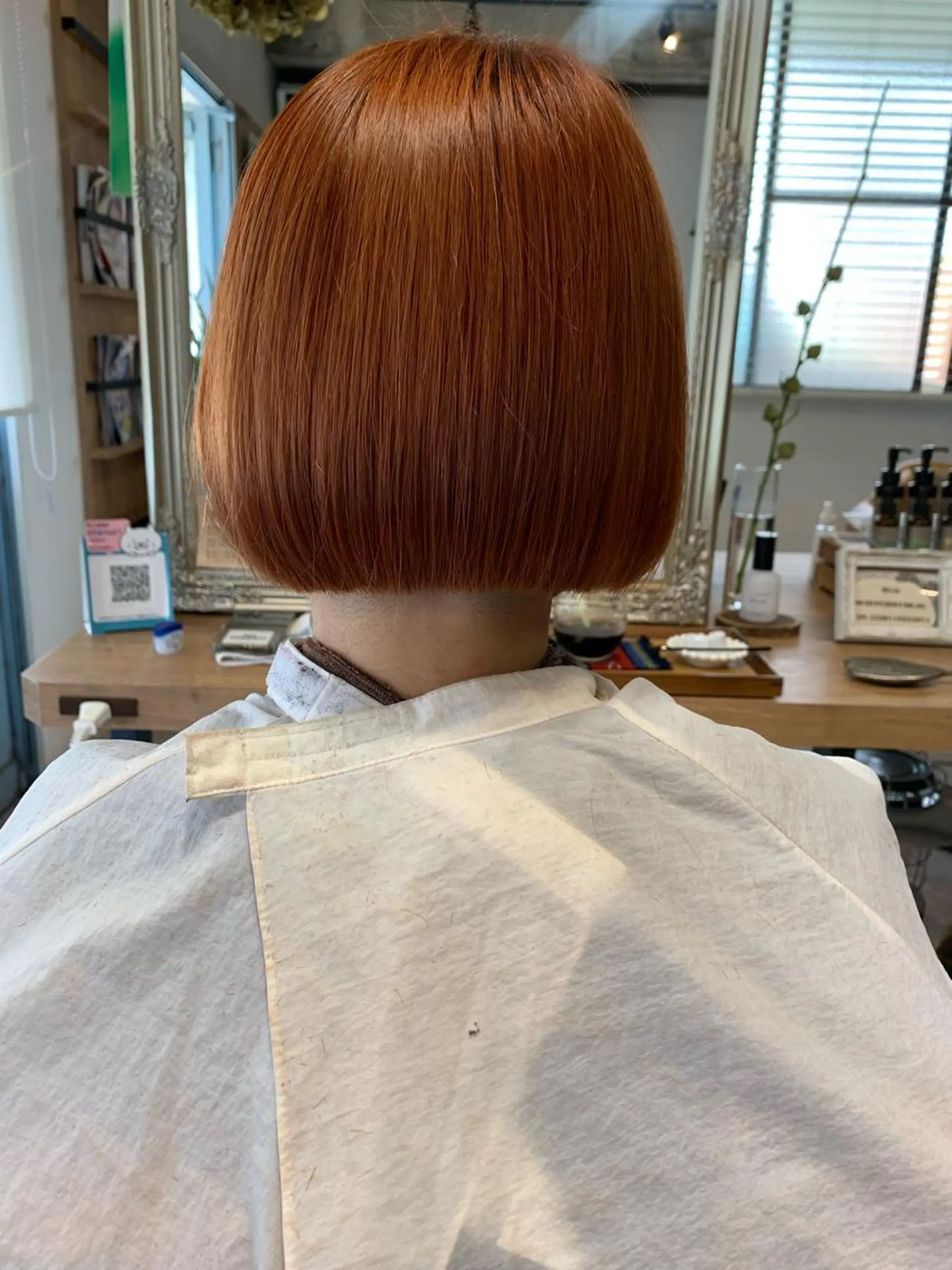 ショート ボブ ヘアカラー トリートメント HARE 川崎晴佳のヘアスタイル