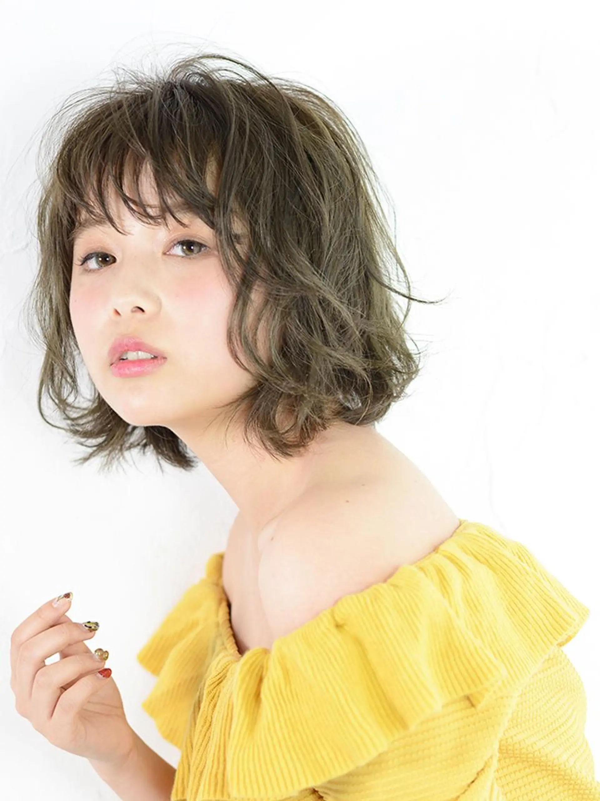 ミディアム カラー 倉橋 俊輔のヘアスタイル