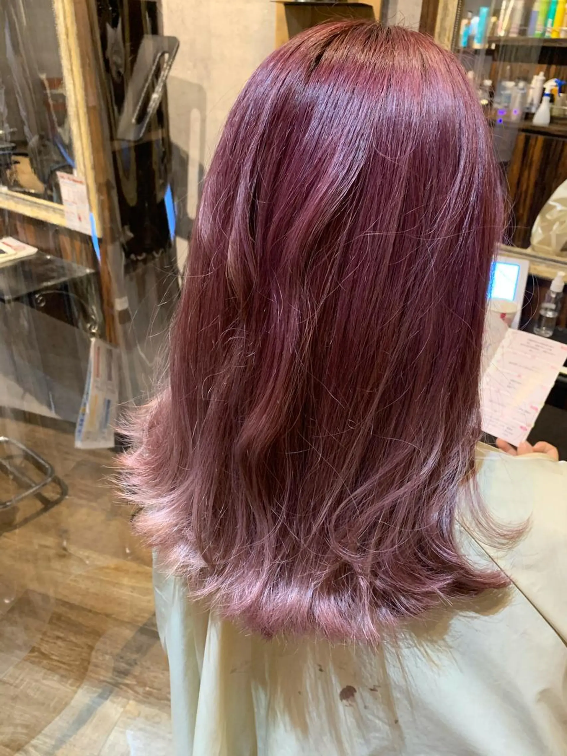 セミロング カラー ピンクカラー 艶髪特化美容師 白岩　悟のその他イメージ