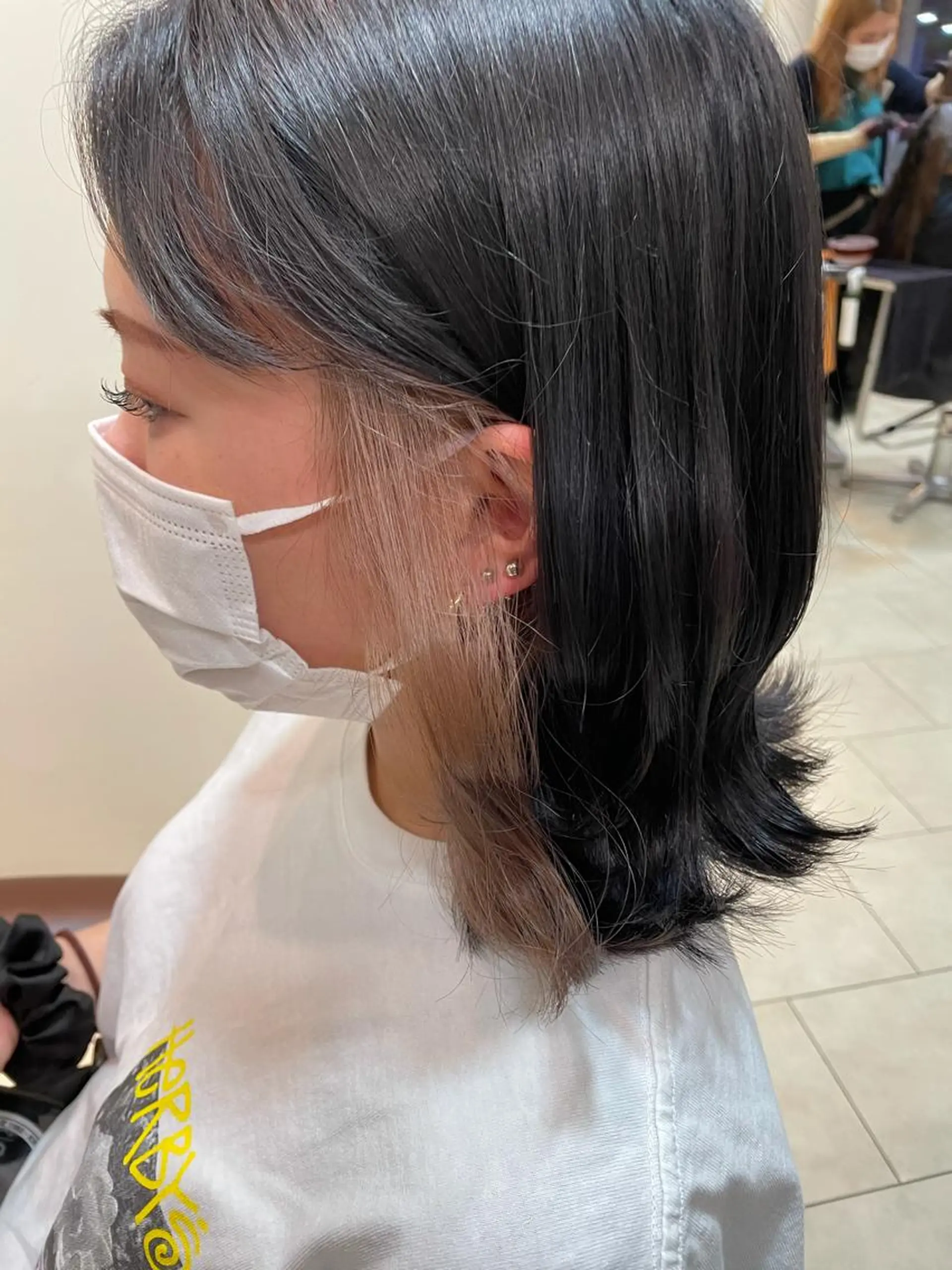 ミディアム 天王寺ハイトーン rinkaのヘアスタイル