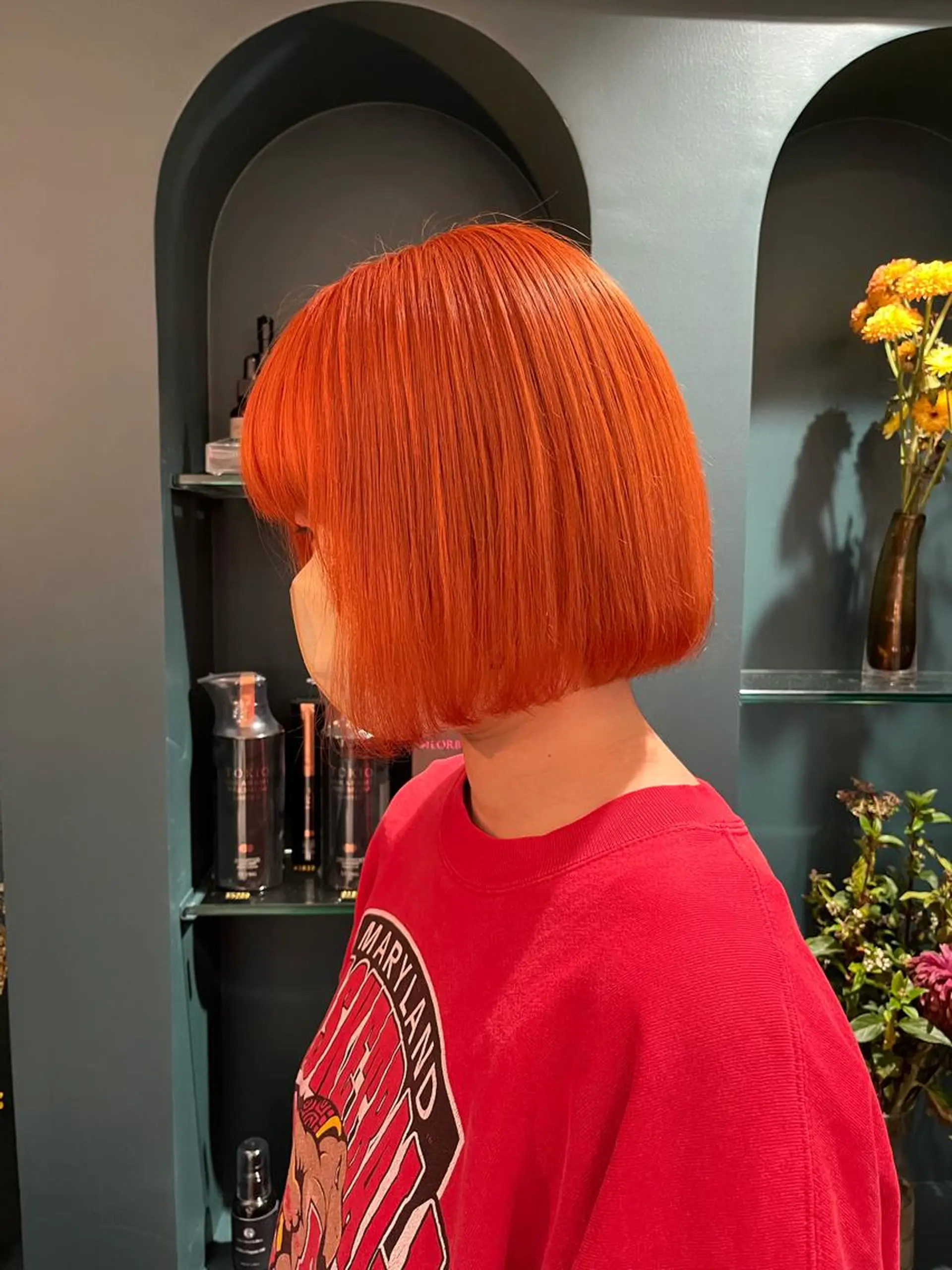 ショート カラー 🍊暖色カラー🍊 sakuraのヘアスタイル