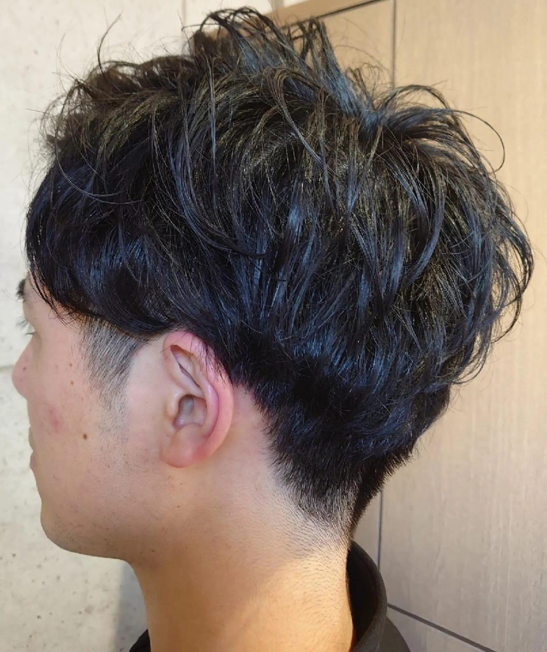 ショート パーマ パーマ ヘッドスパ 根岸 進のヘアスタイル