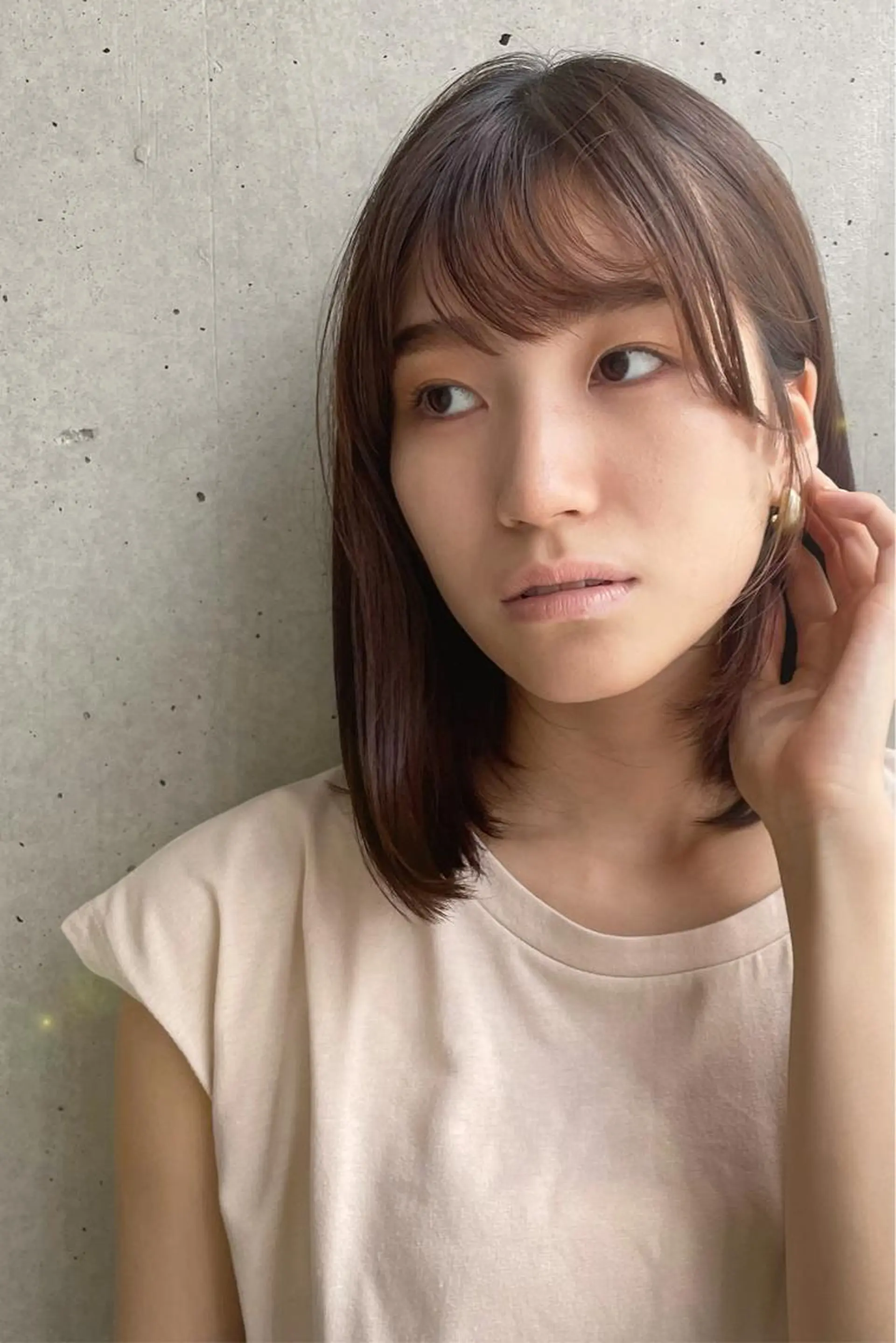 セミロング 韓国風ヘア トリートメント ママ美容師🙆‍♀️ yukaのヘアスタイル