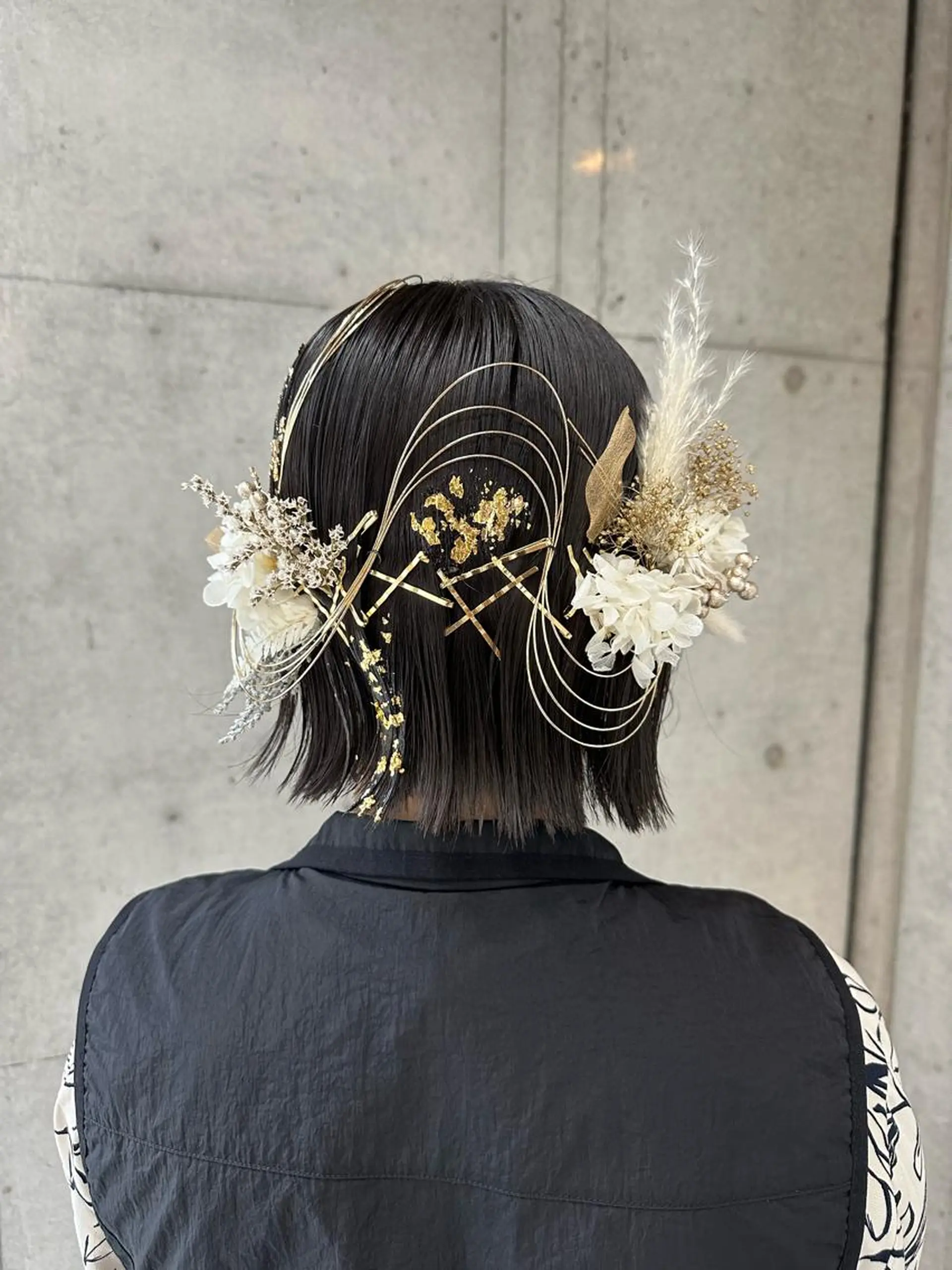 ミディアム ヘアアレンジ ヘアセット 女性に人気♪ はやしほのかのヘアスタイル