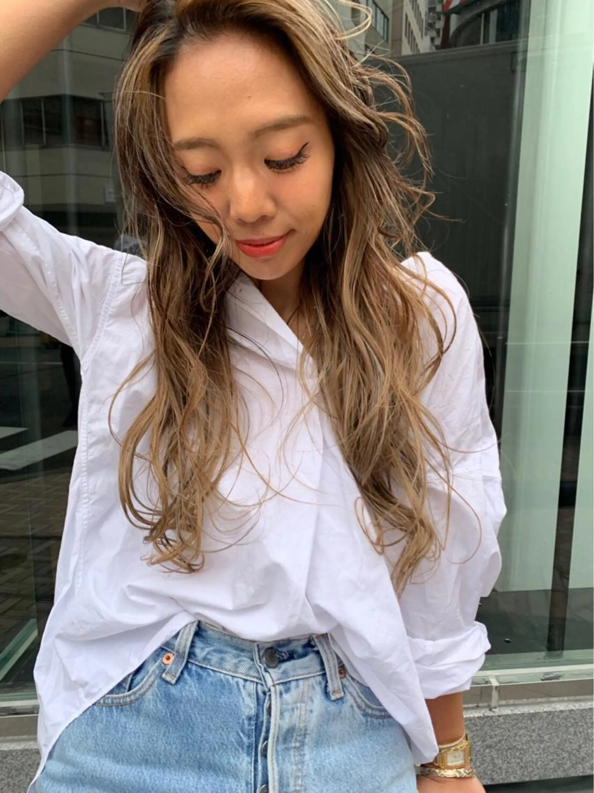 ロング カラー ヘアアレンジ カット ヘアカラー トリートメント HAIR SALON M所属・ryota .のヘアスタイル