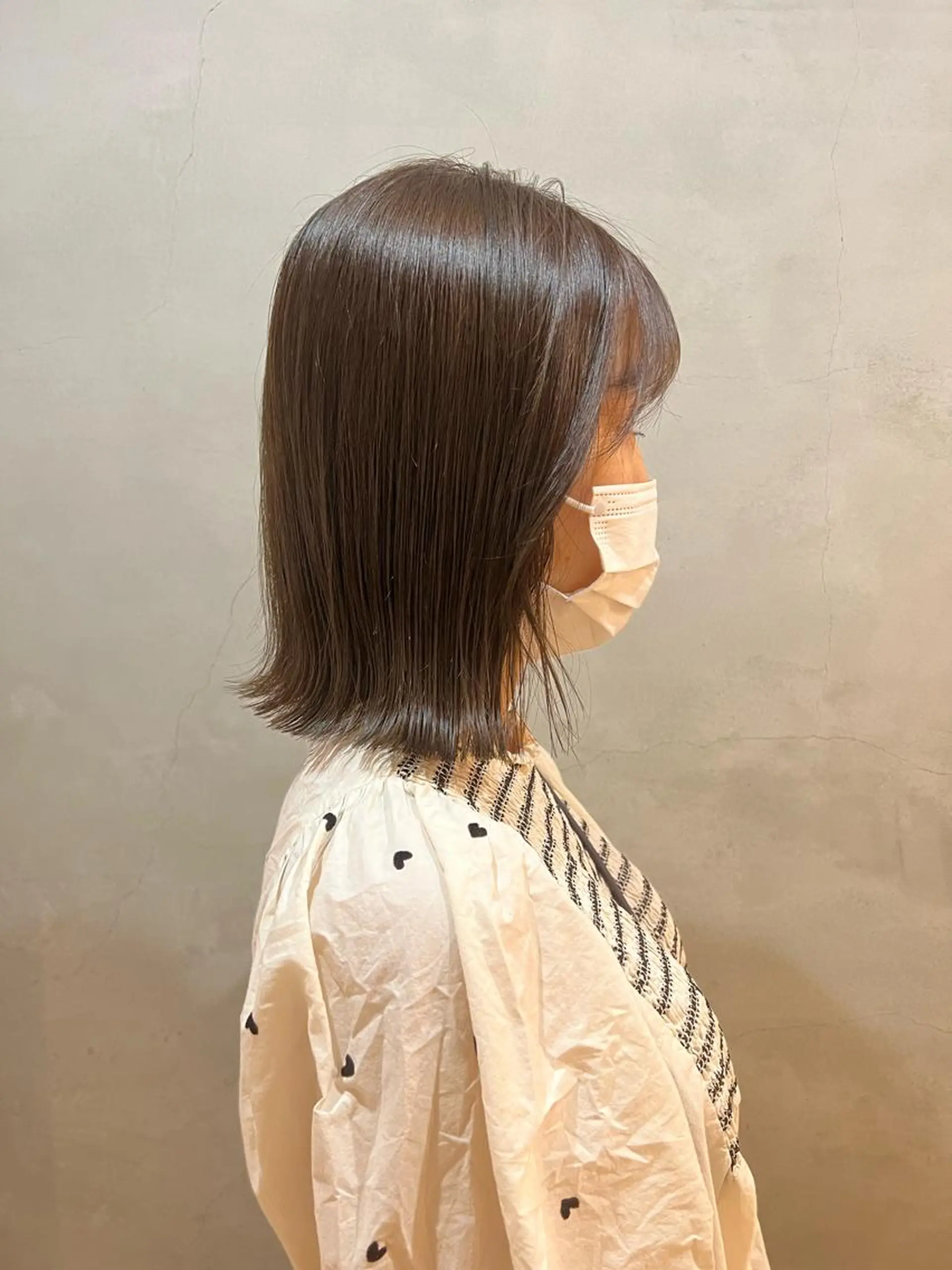 ミディアム カラー パーマ ヘアアレンジ メンズ キッズ ネイル マツエク・マツパ アイブロウ m sakiのヘアスタイル