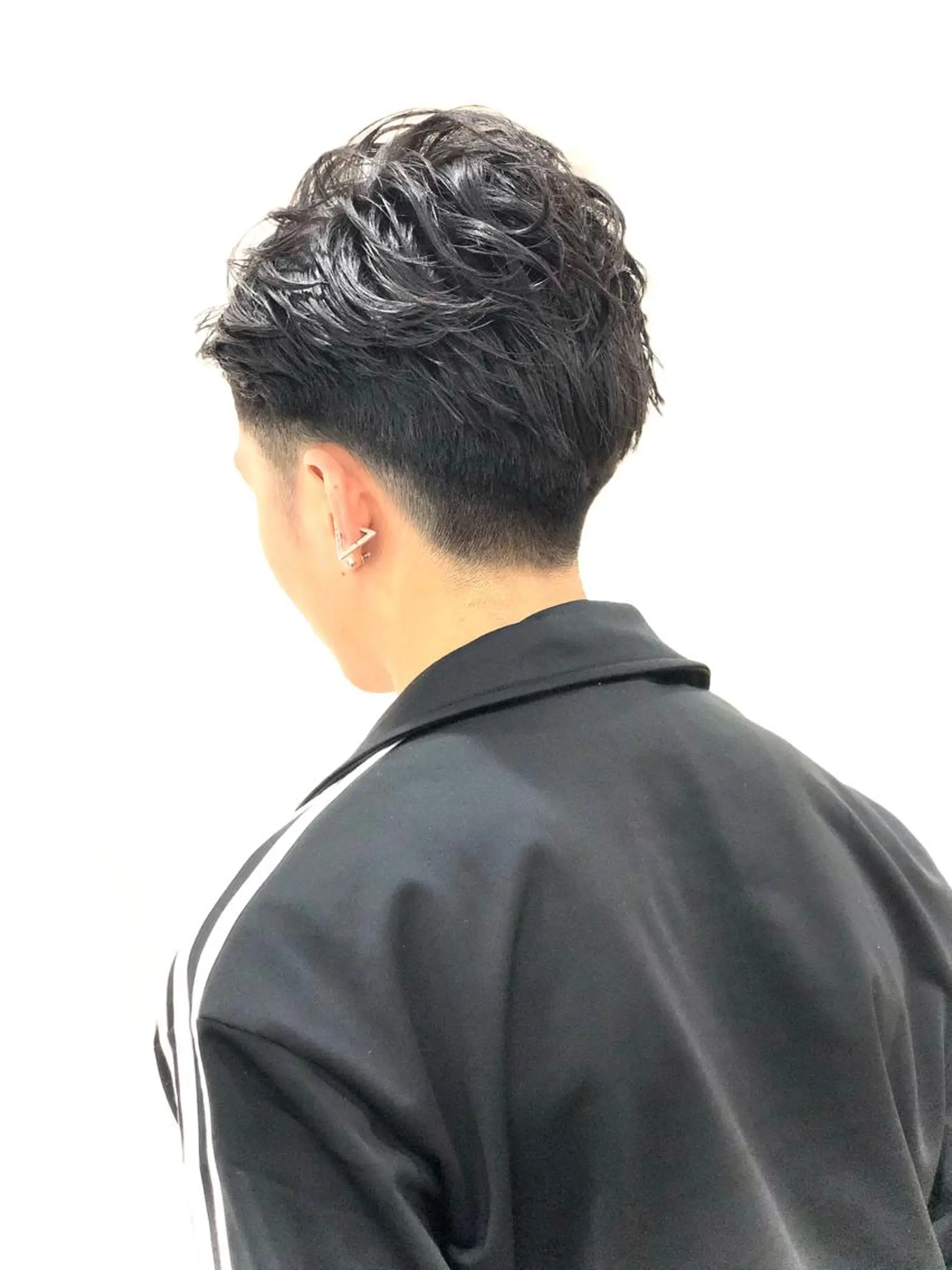 ショート メンズ メンズパーマ Bei Licoldo.Atole  ベイリコルド アトリ所属・ブリーチ、縮毛 髪質改善　宮城一真のヘアスタイル