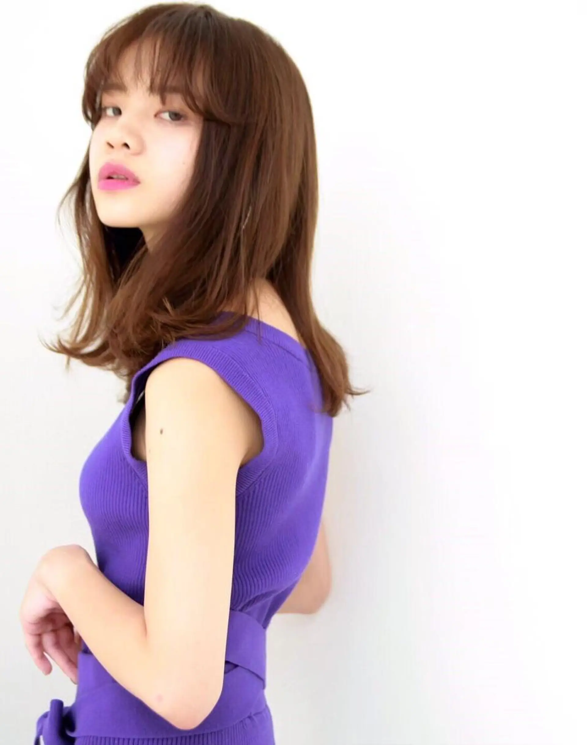 ミディアム カラー パーマ ヘアアレンジ メンズ キッズ ネイル マツエク・マツパ ヘアカラー MODEK's西宮店 マネージャー神道有基のヘアスタイル