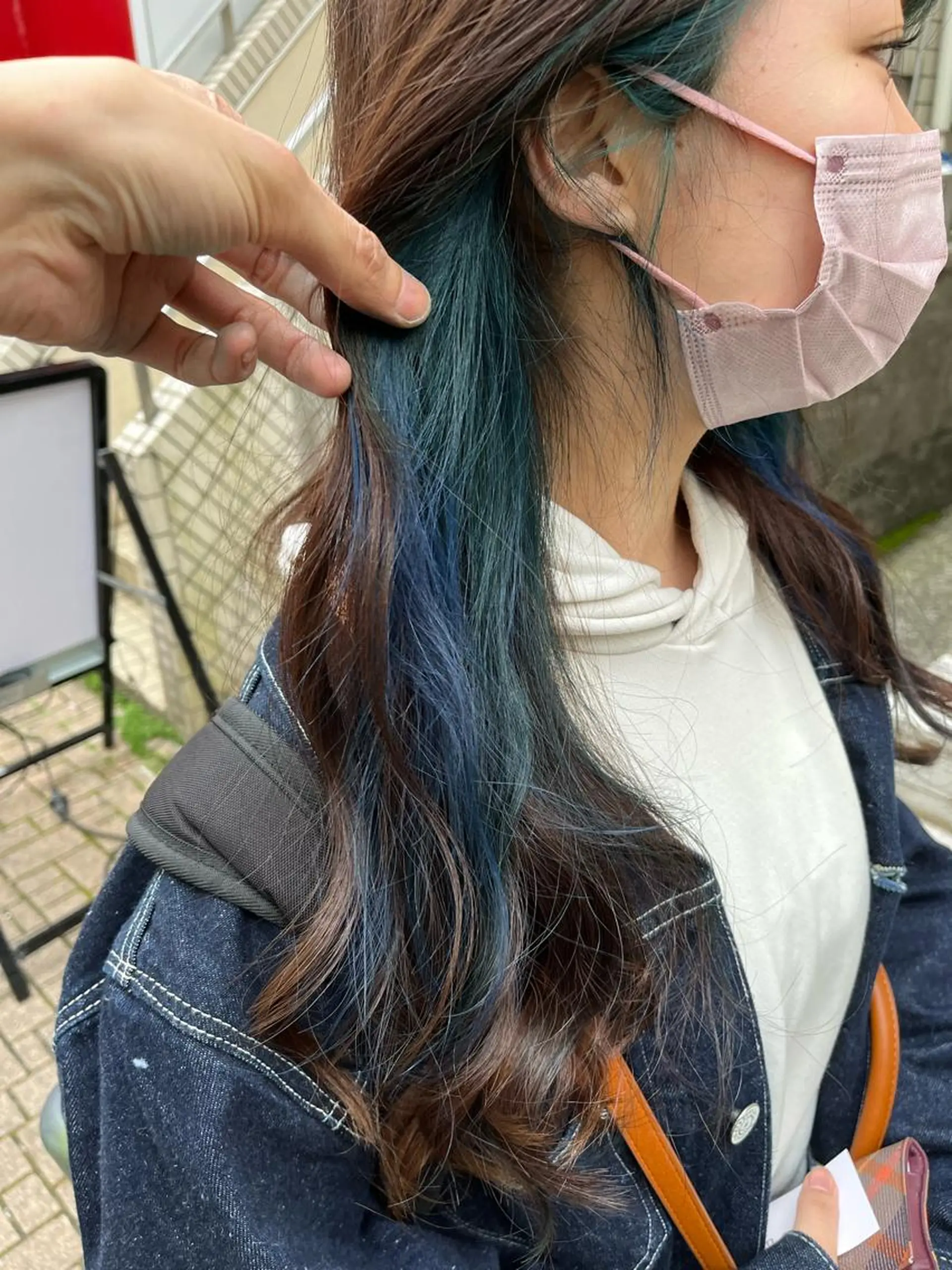 ロング カラー ショートボブ アッシュ バレイヤージュ ミストバング ベージュカラー カット ヘアカラー トリートメント 原宿サロン代表 デザインカラー伊藤卓のヘアスタイル