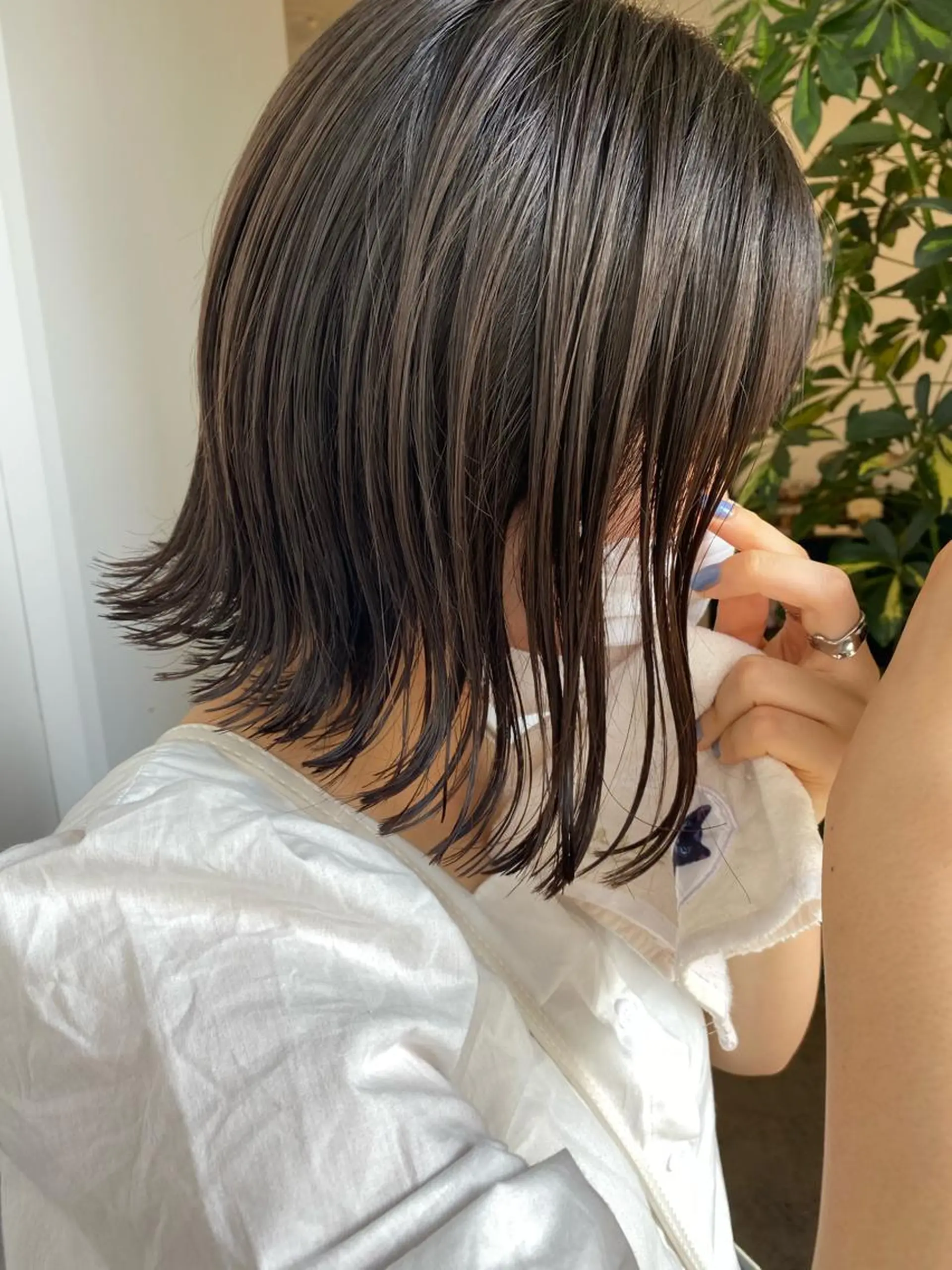 ショート カラー 切りっぱなしボブ アディクシーカラー ボブ fit stand所属・fit stand /HIIRAGIのヘアスタイル