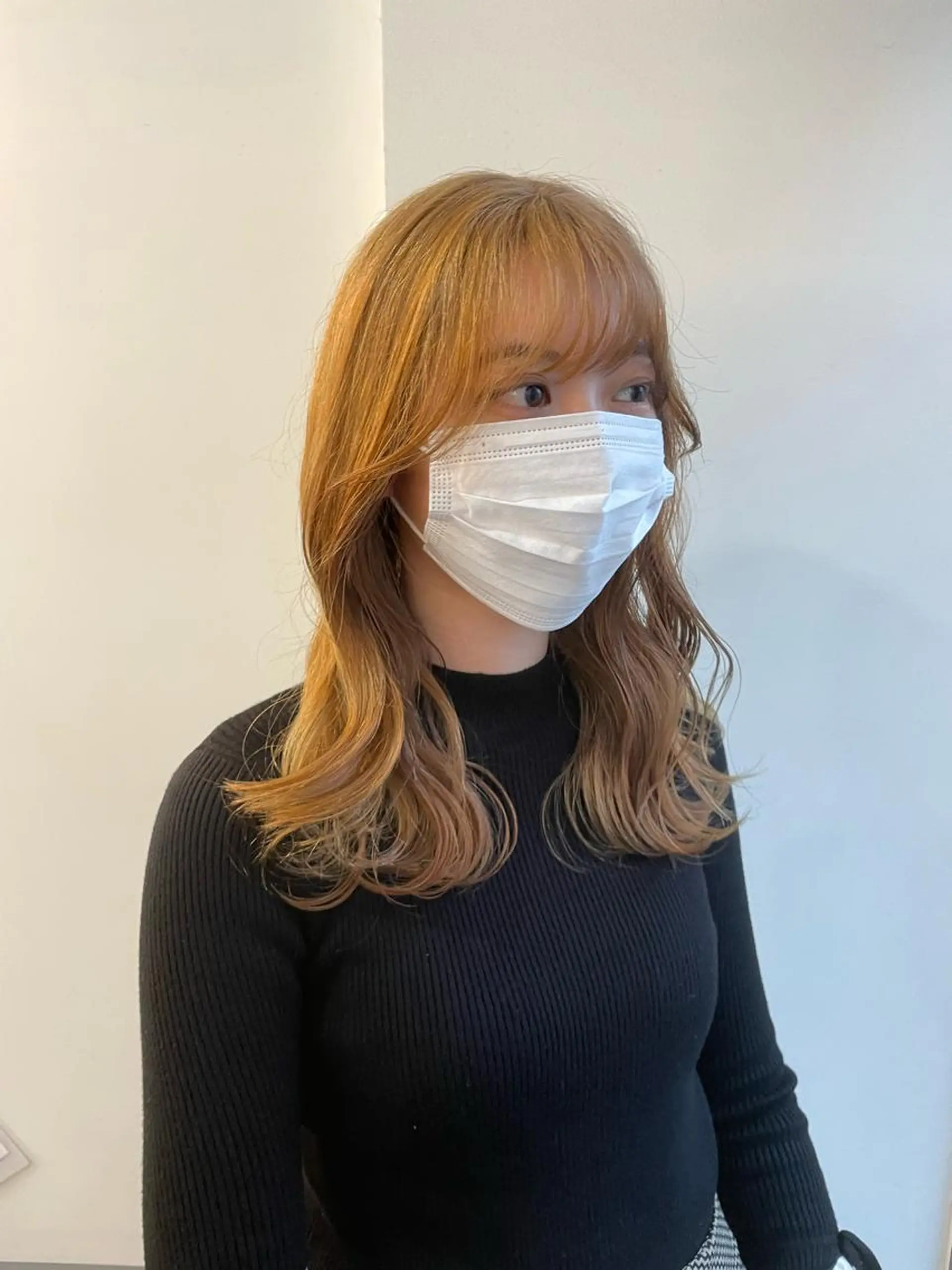 セミロング カラー イトウ アキノリのヘアスタイル