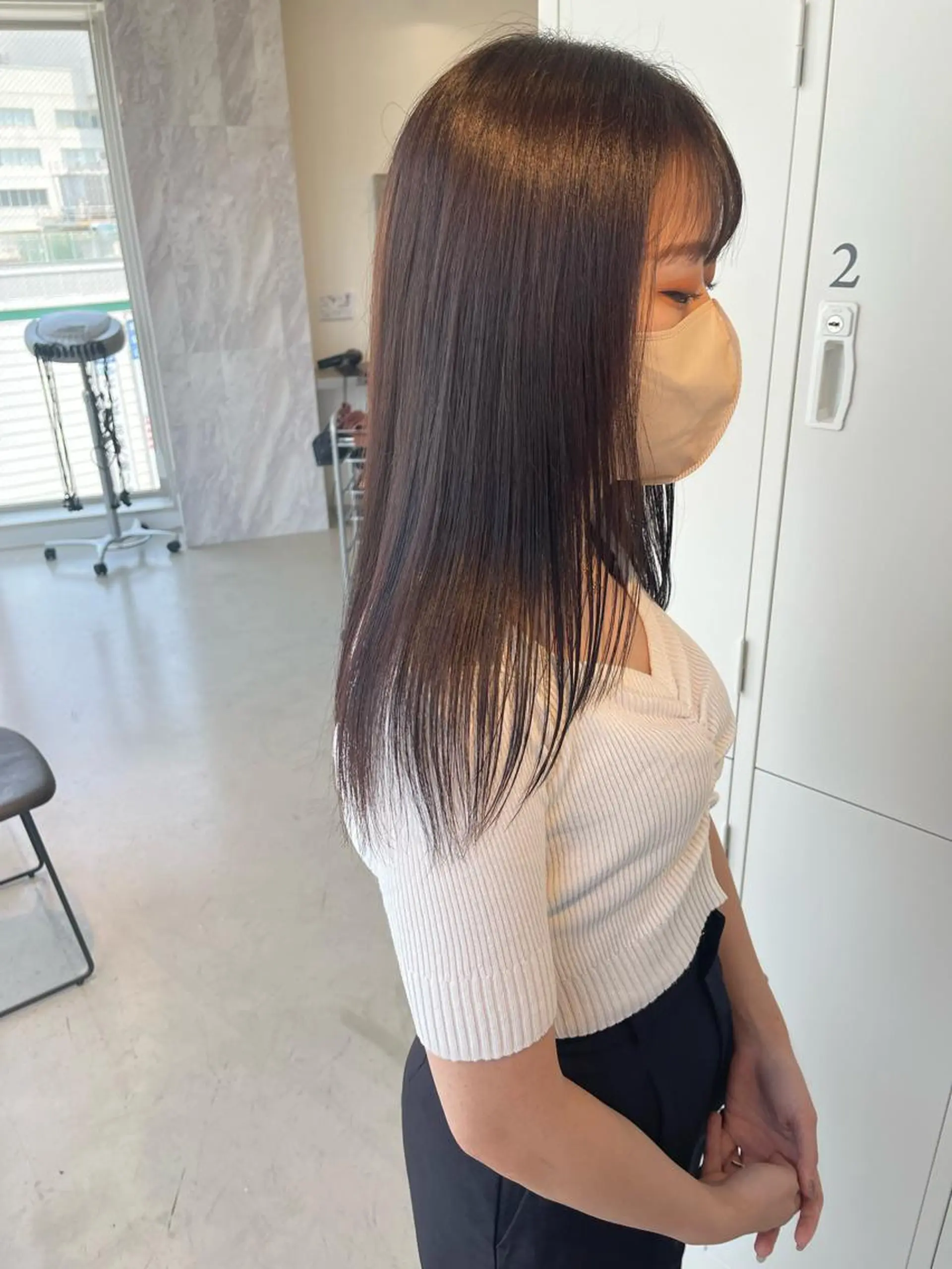 ロング カラー 店長　MANAMI ／ブリーチ／骨格ボブのヘアスタイル