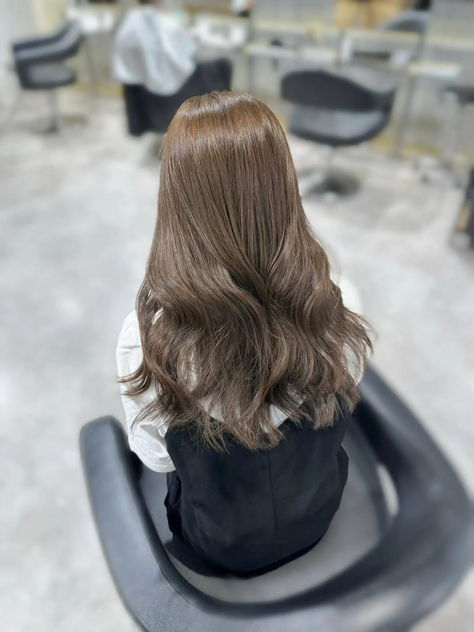 ロング カラー ♡ダブルカラー♡ 透明感カラー♡AIのヘアスタイル
