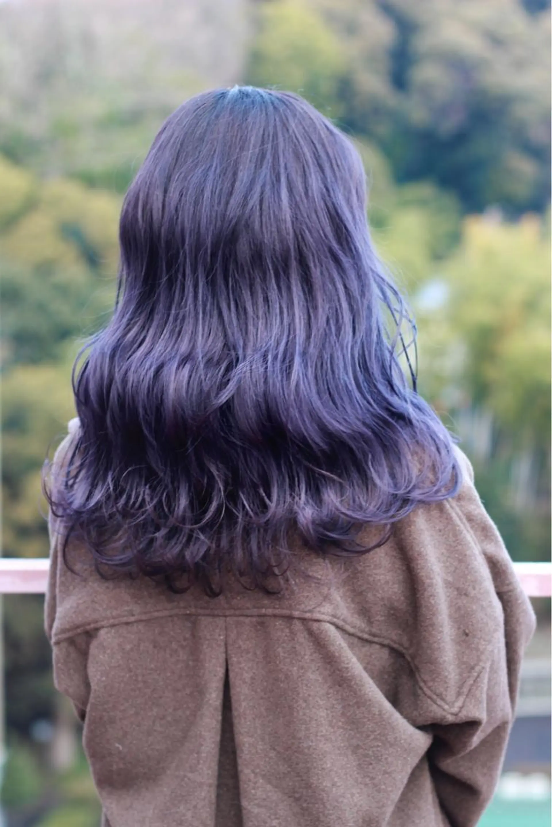 ロング カラー ブルーカラー ブルーラベンダー ラベンダーカラー カット Viage （ビアージュ）のヘアスタイル