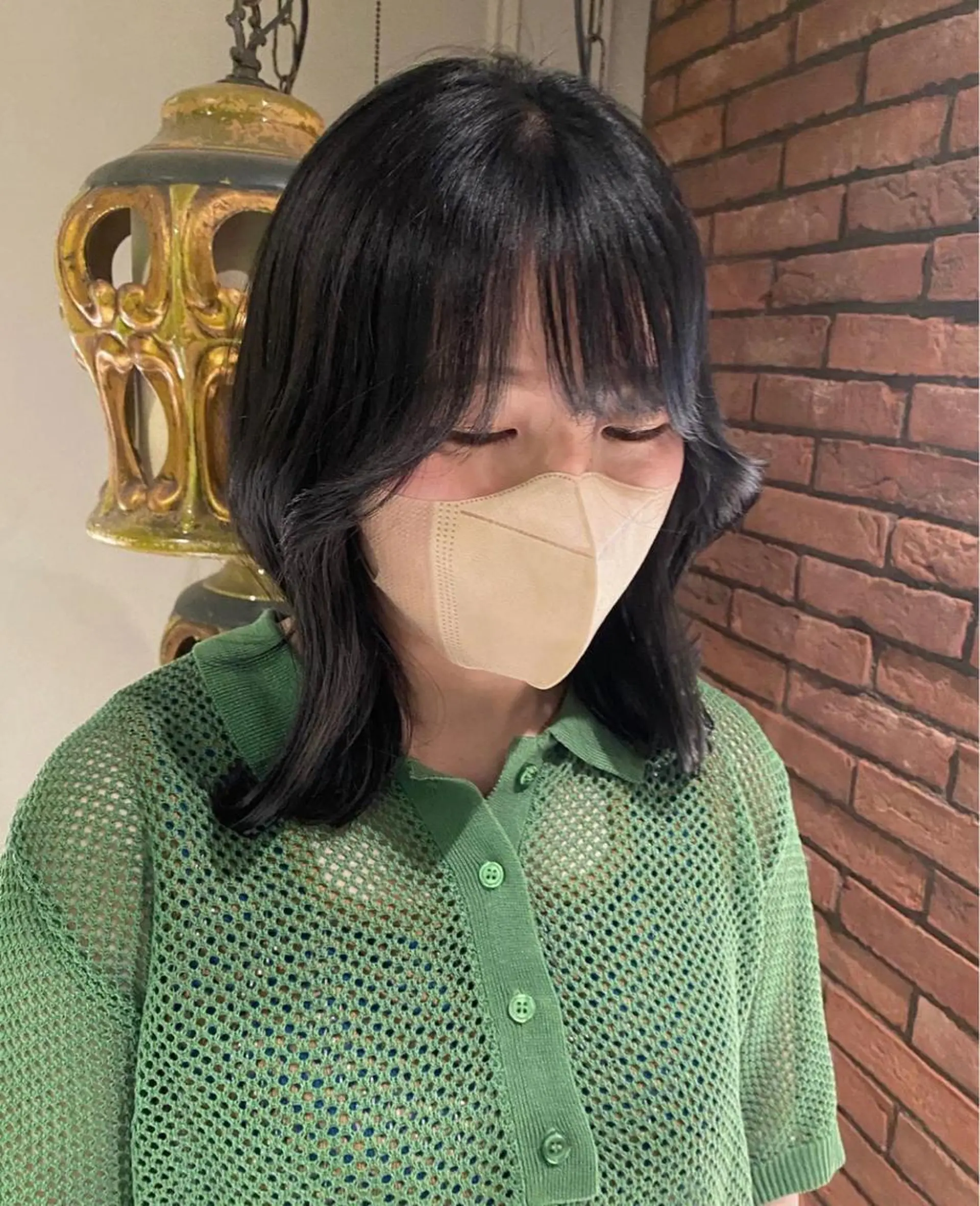 ミディアム ヘアカラー 梅原 大和のヘアスタイル