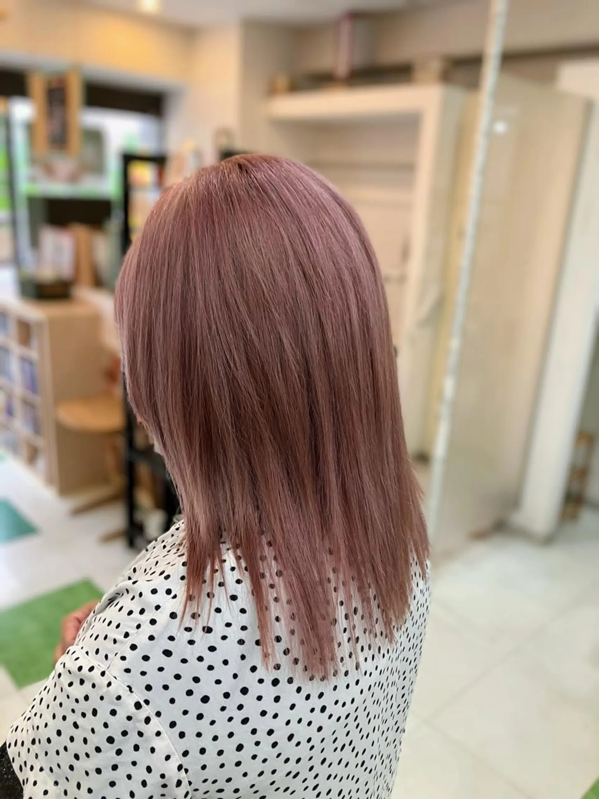 ミディアム ヘアカラー トリートメント 💐Lilas Jeanesse💐のヘアスタイル