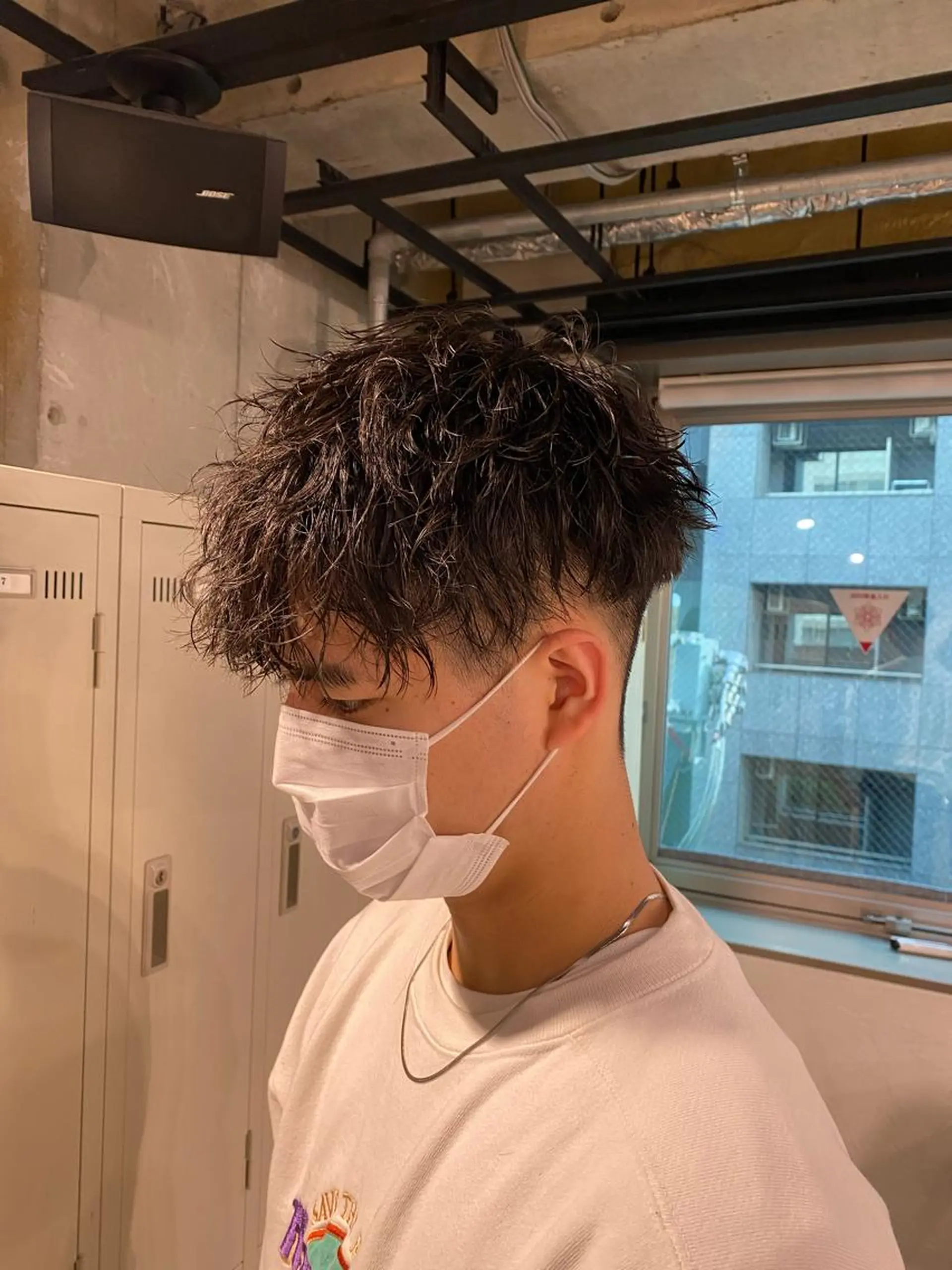 ショート パーマ メンズ 🟦ニュアンス/メン ズパーマ横浜🟦のヘアスタイル