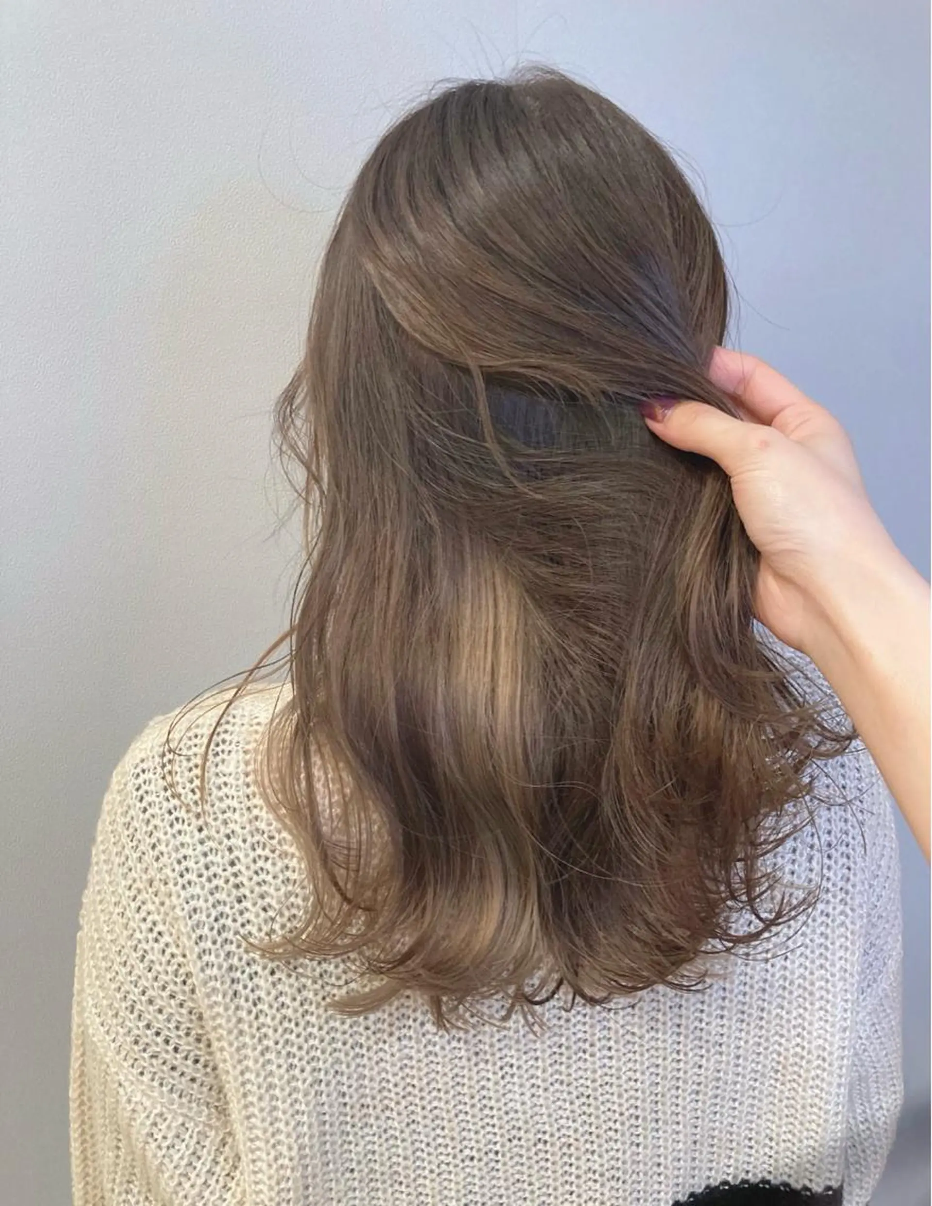 セミロング カラー ヘアカラー 宮原 佳苗のヘアスタイル