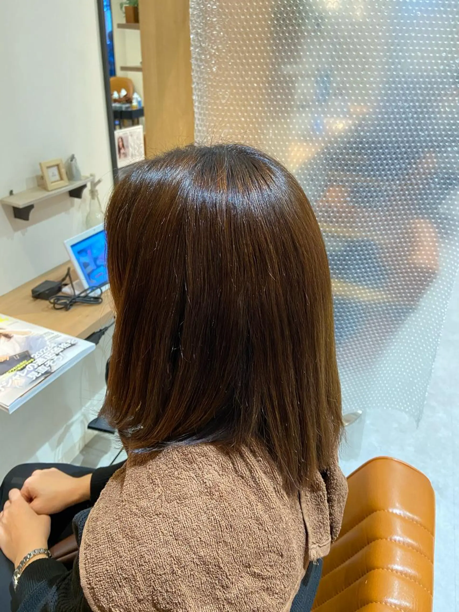 ミディアム パーマ ミディアムパーマ ストレートパーマ Love&Hair Breit/店長下川のヘアスタイル