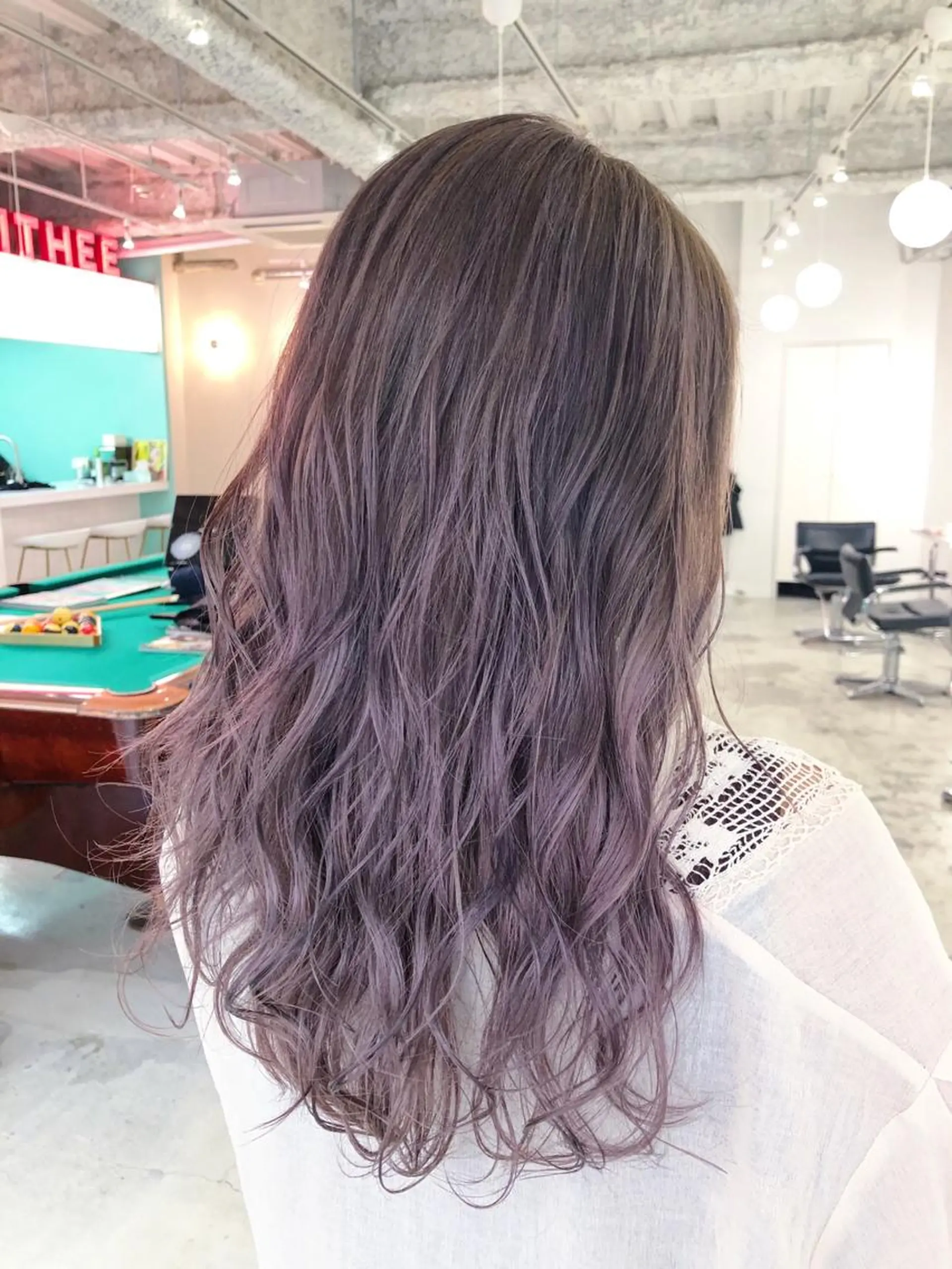 ロング カラー ヘアアレンジ GRAND OMOTESANDOのヘアスタイル