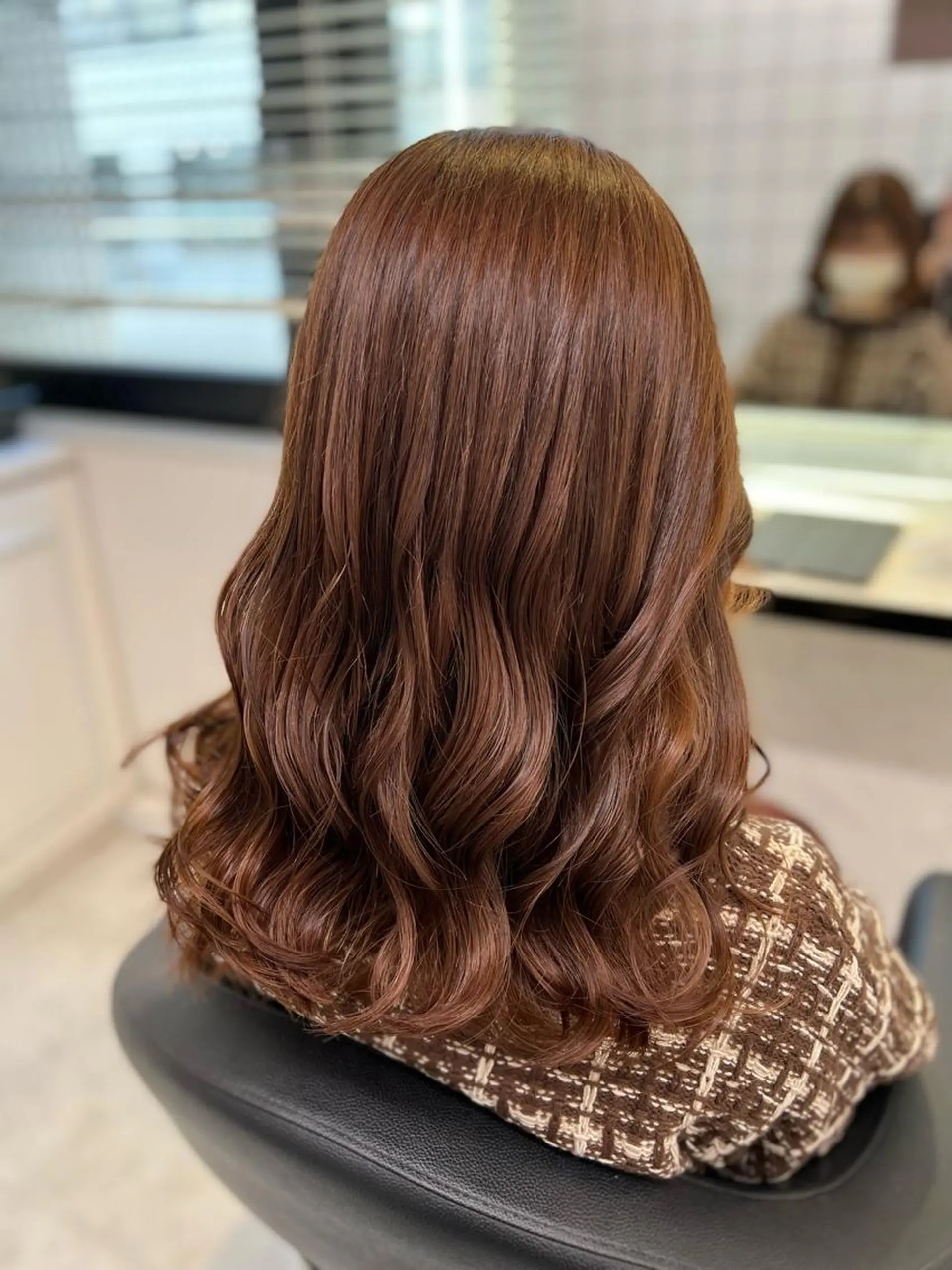 ミディアム パーマ ヘアアレンジ 💕上野美容師☁ ブリーチ💖サワのヘアスタイル